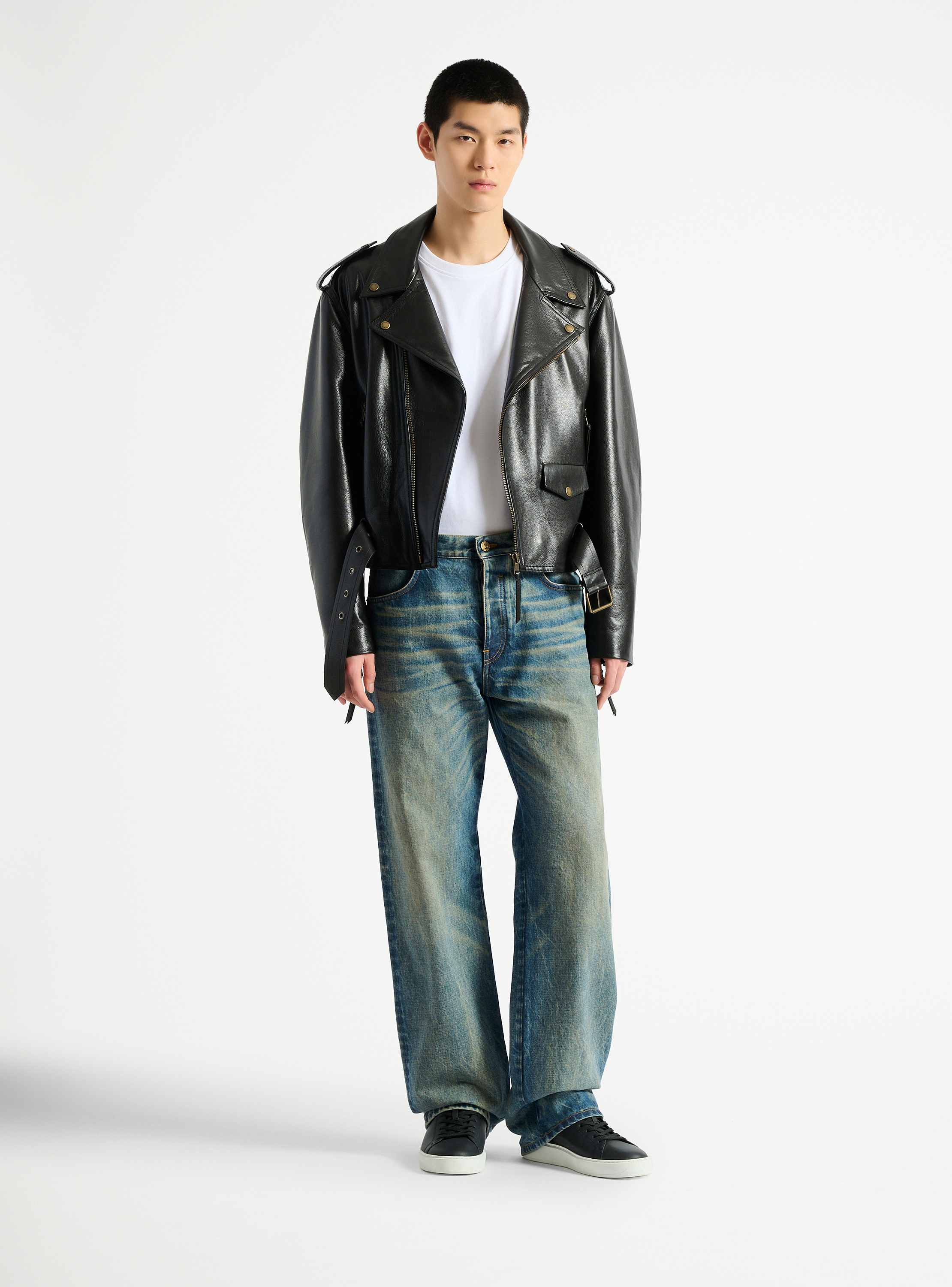 Loose-fit jeans in Vintage blue denim