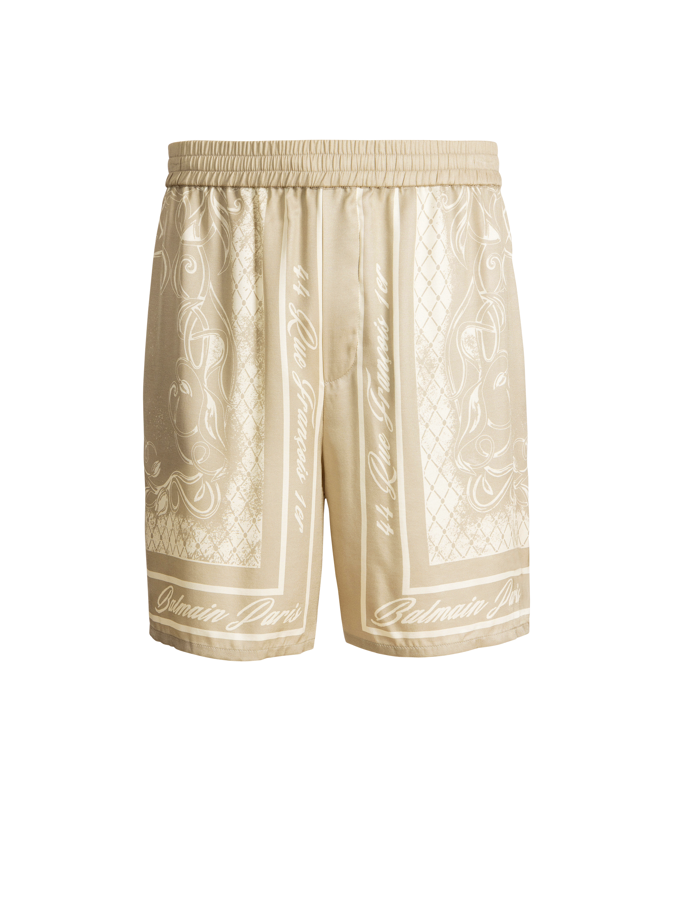 Printed Foulard pyjama shorts