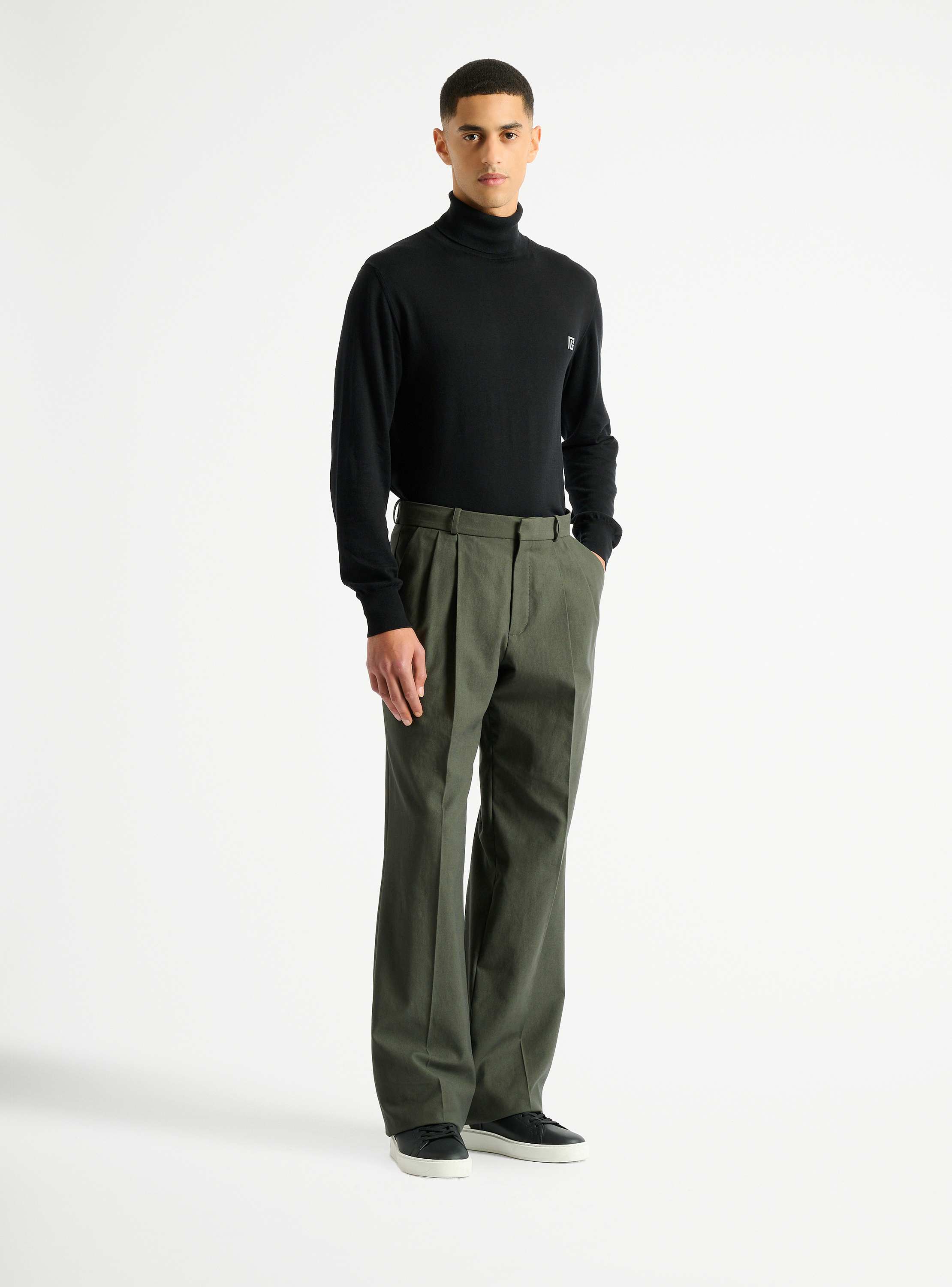 Cotton twill trousers