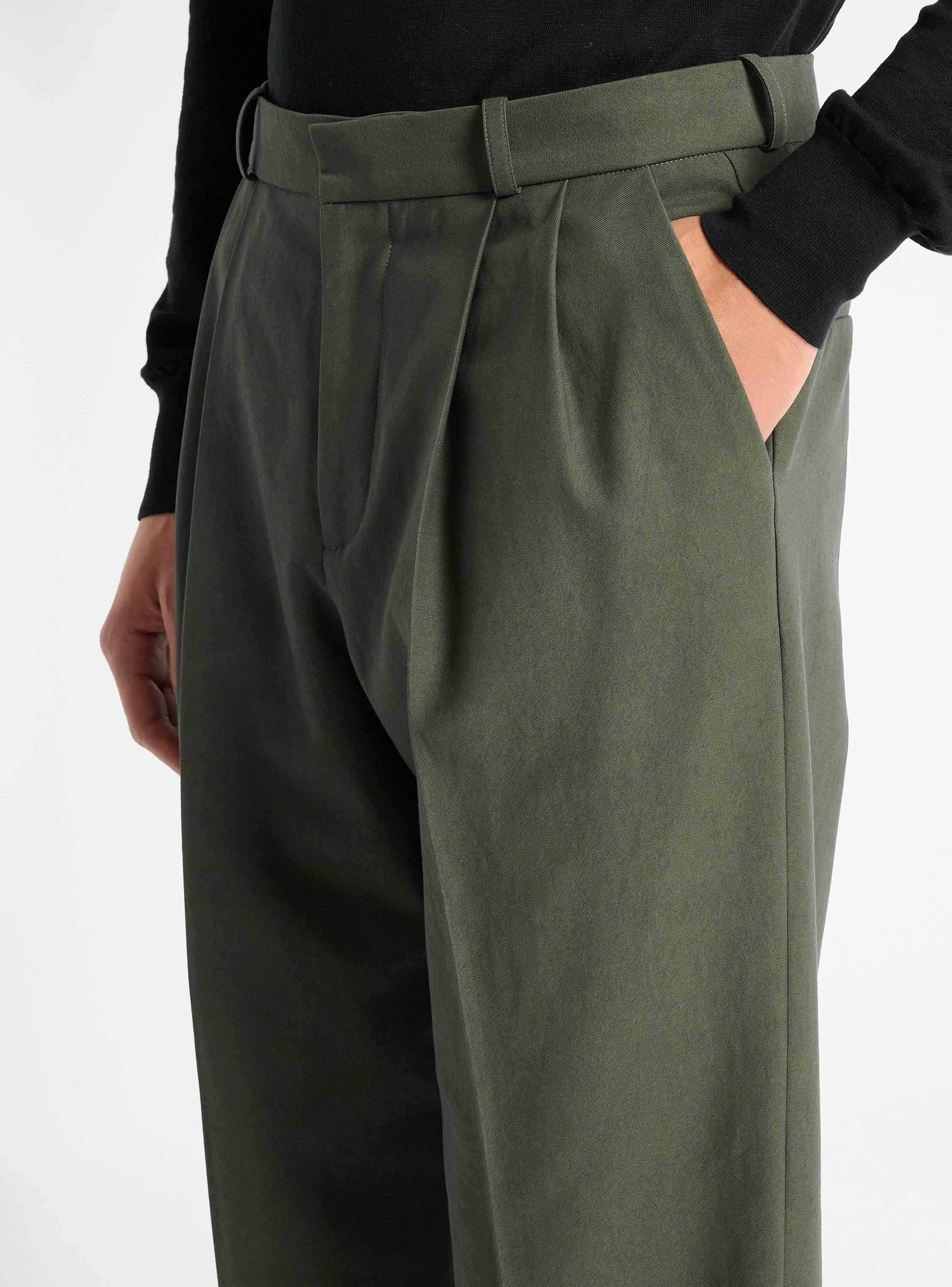 Cotton twill trousers
