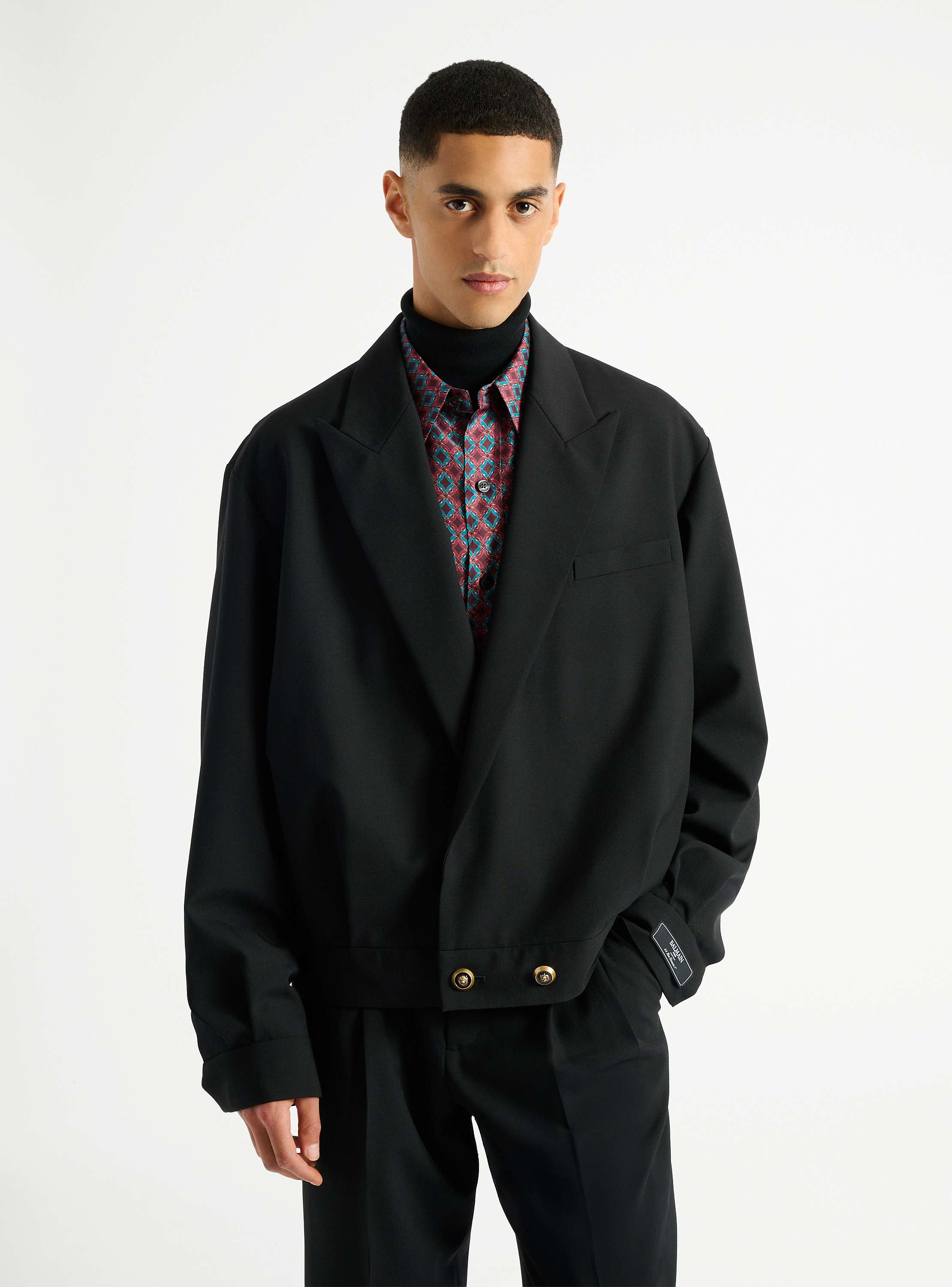 Veste 2 boutons en laine