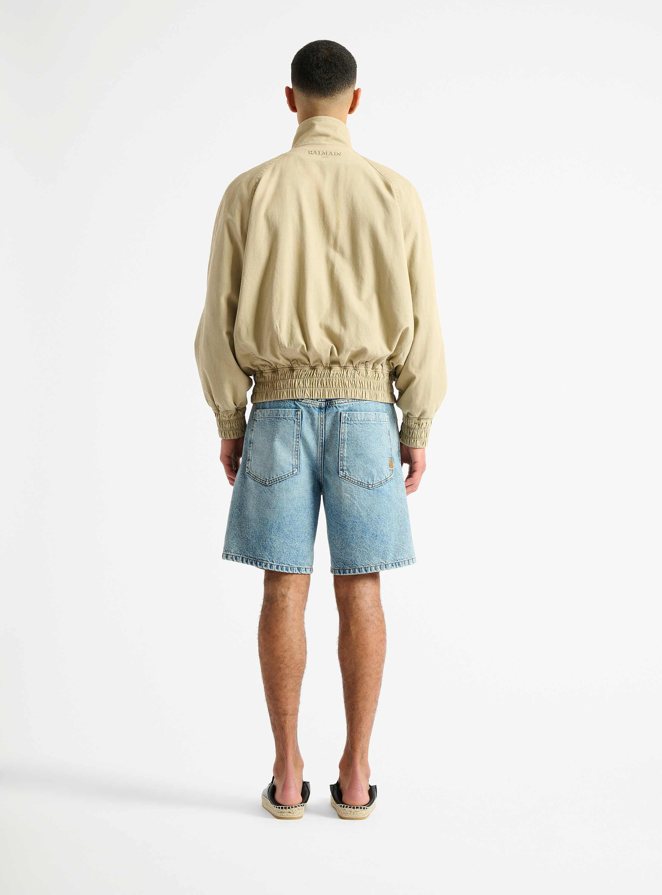 Cotton Balmain Vintage bomber jacket