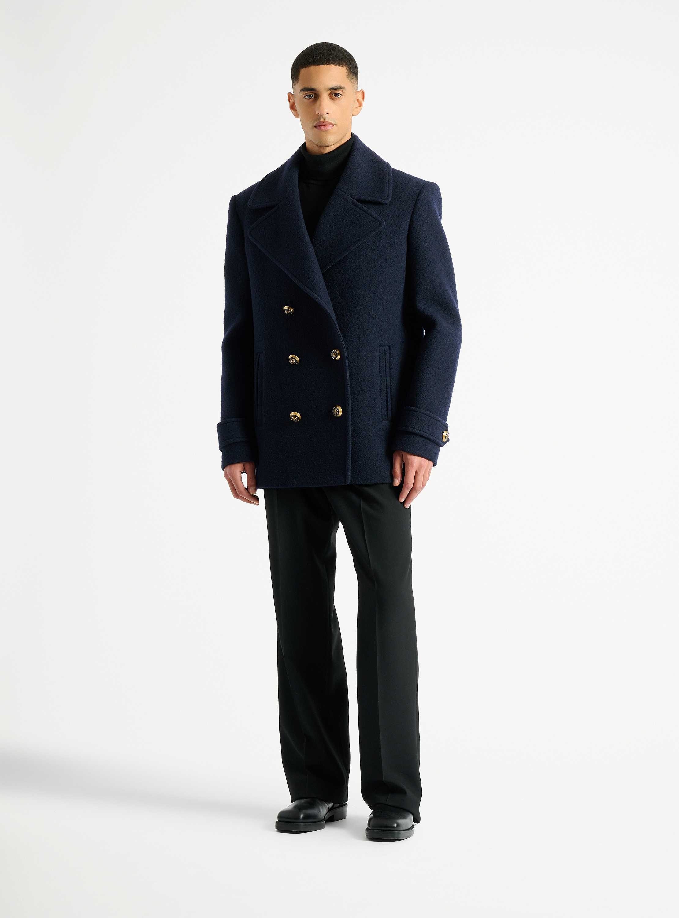 Wool pea coat