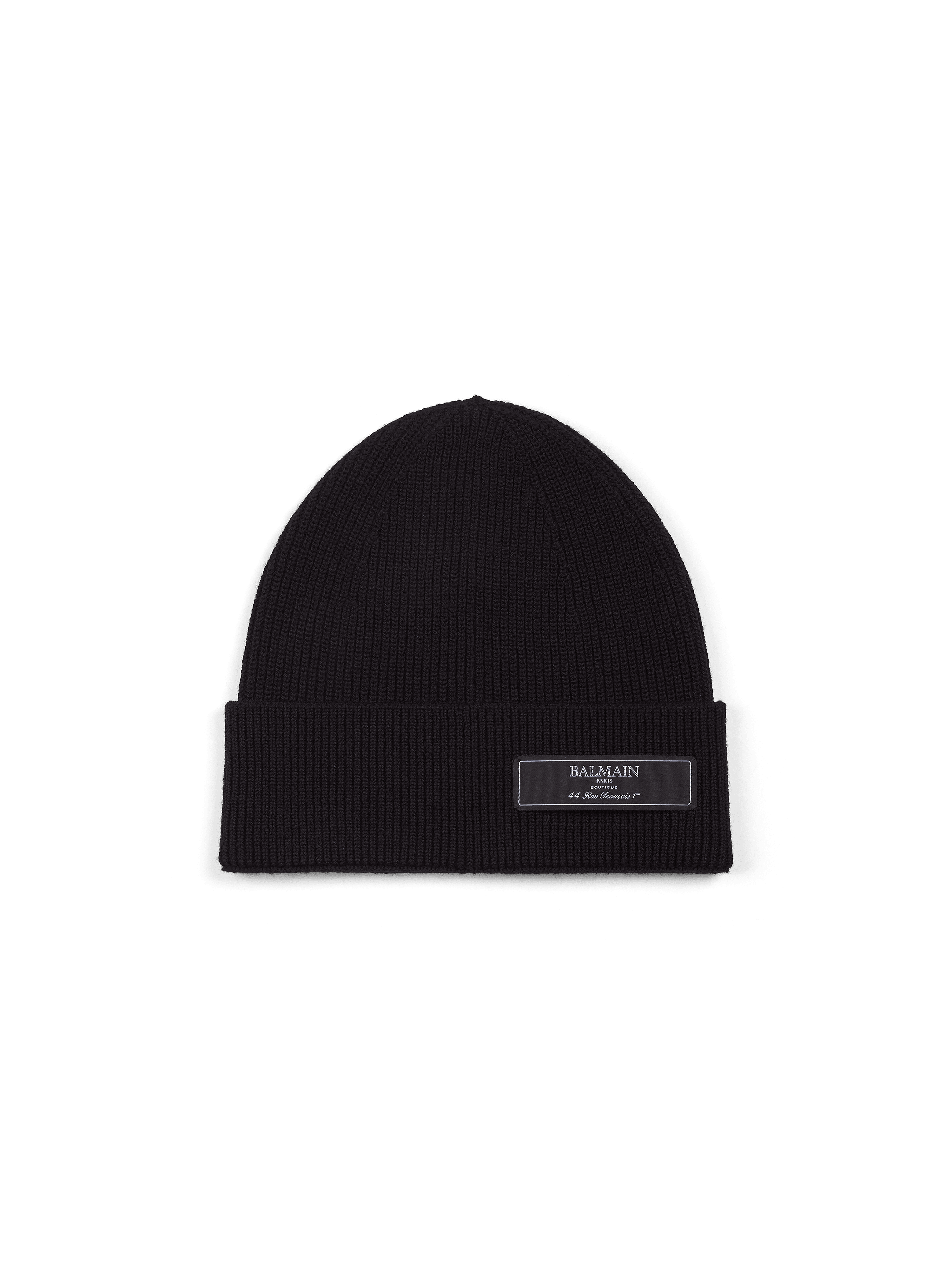 Balmain Paris wool beanie