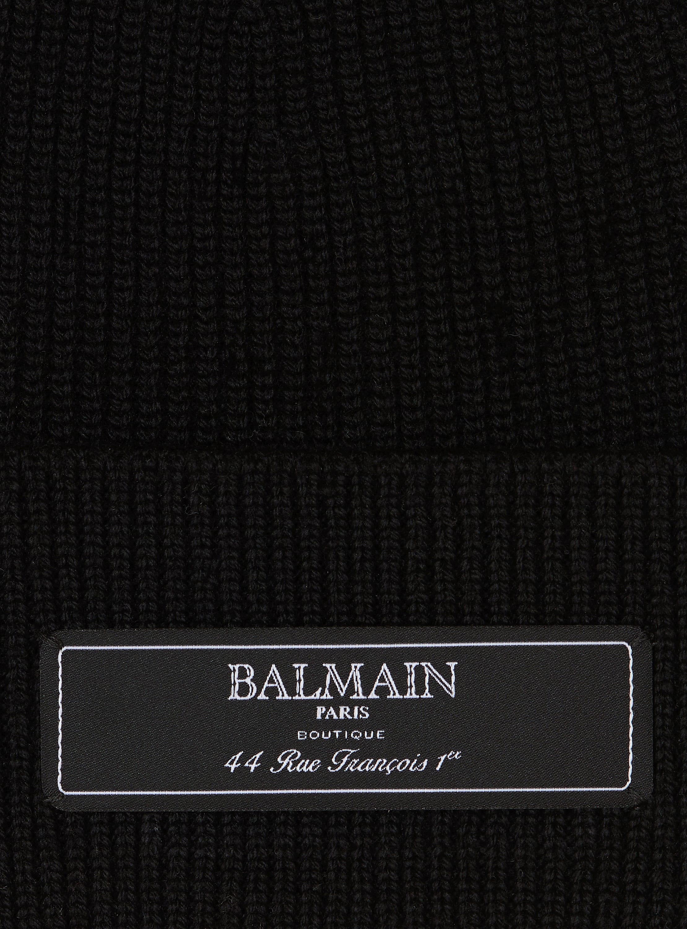 Balmain Paris wool beanie