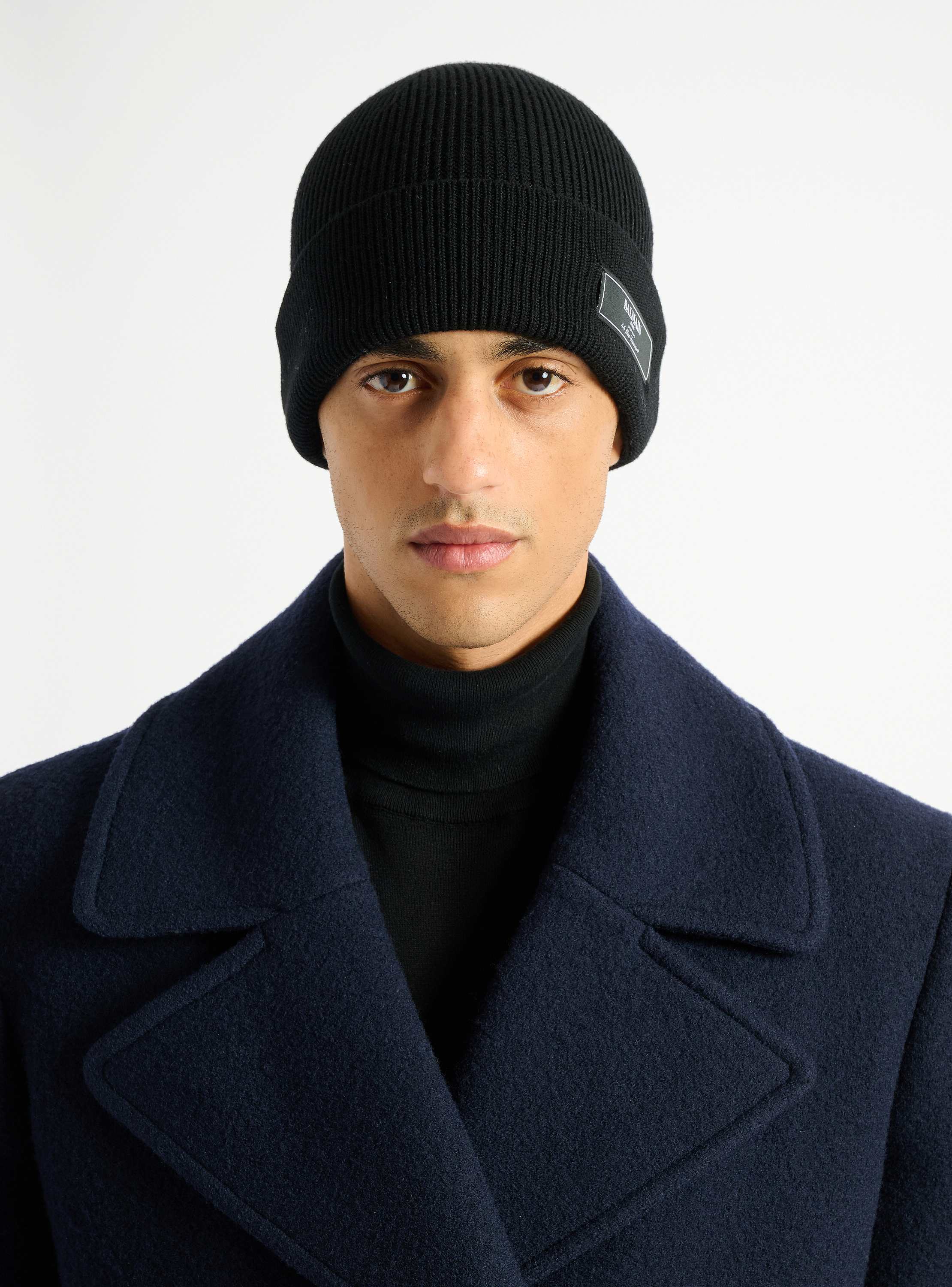 Balmain Paris wool beanie