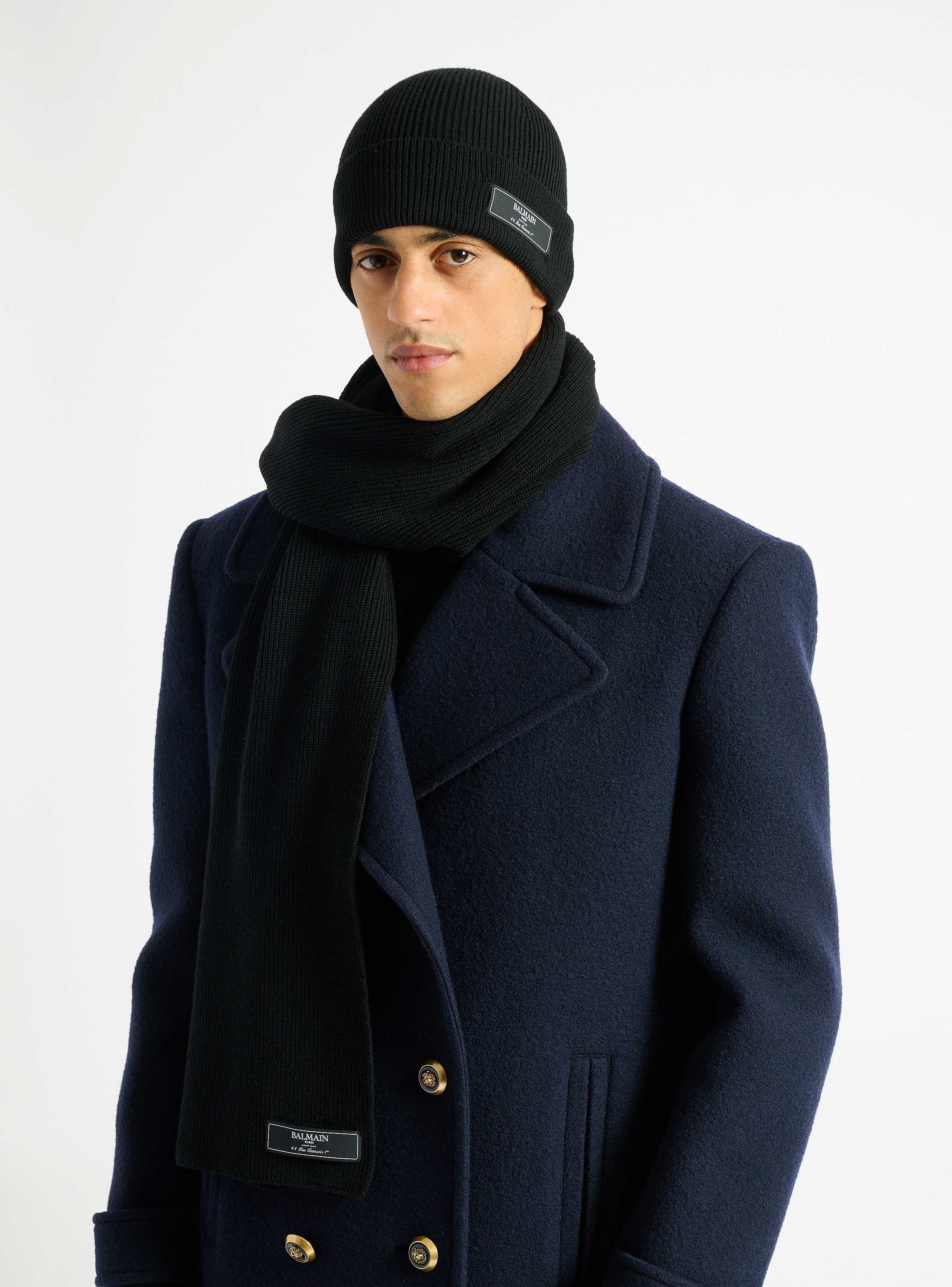 Balmain Paris wool beanie