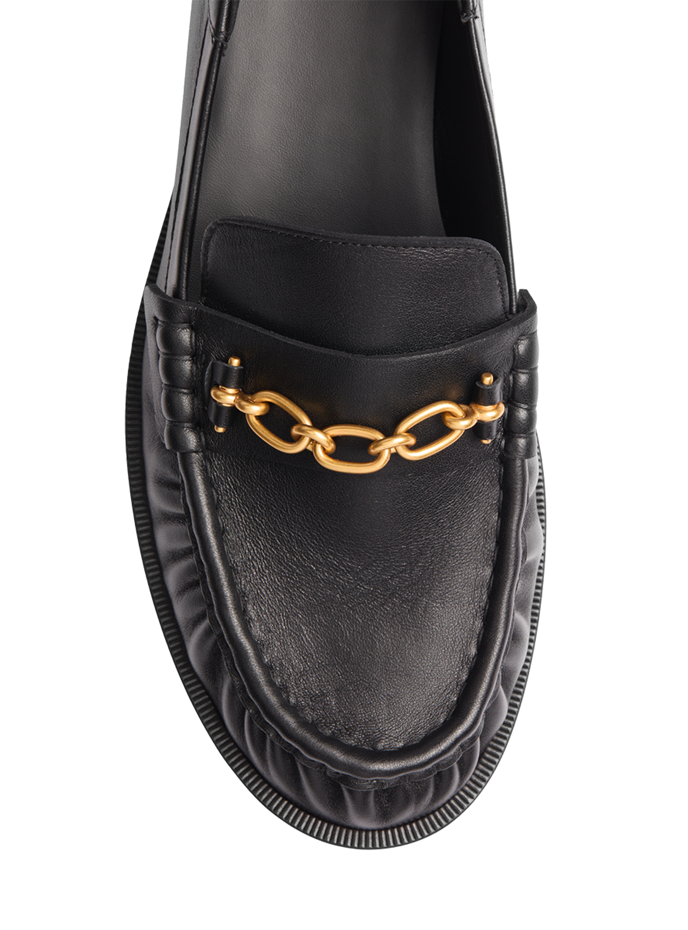 Sync smooth leather loafers