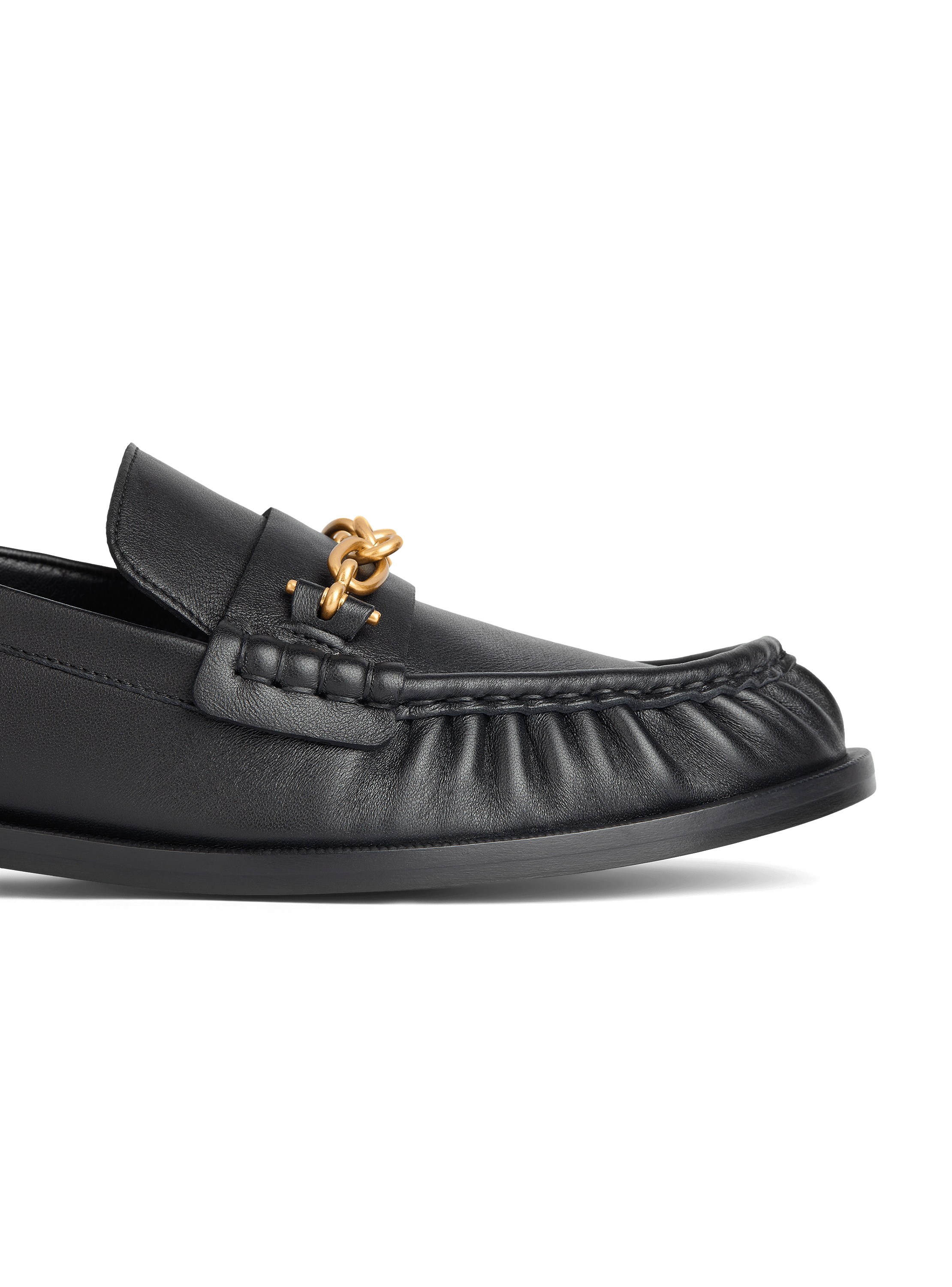 Sync smooth leather loafers
