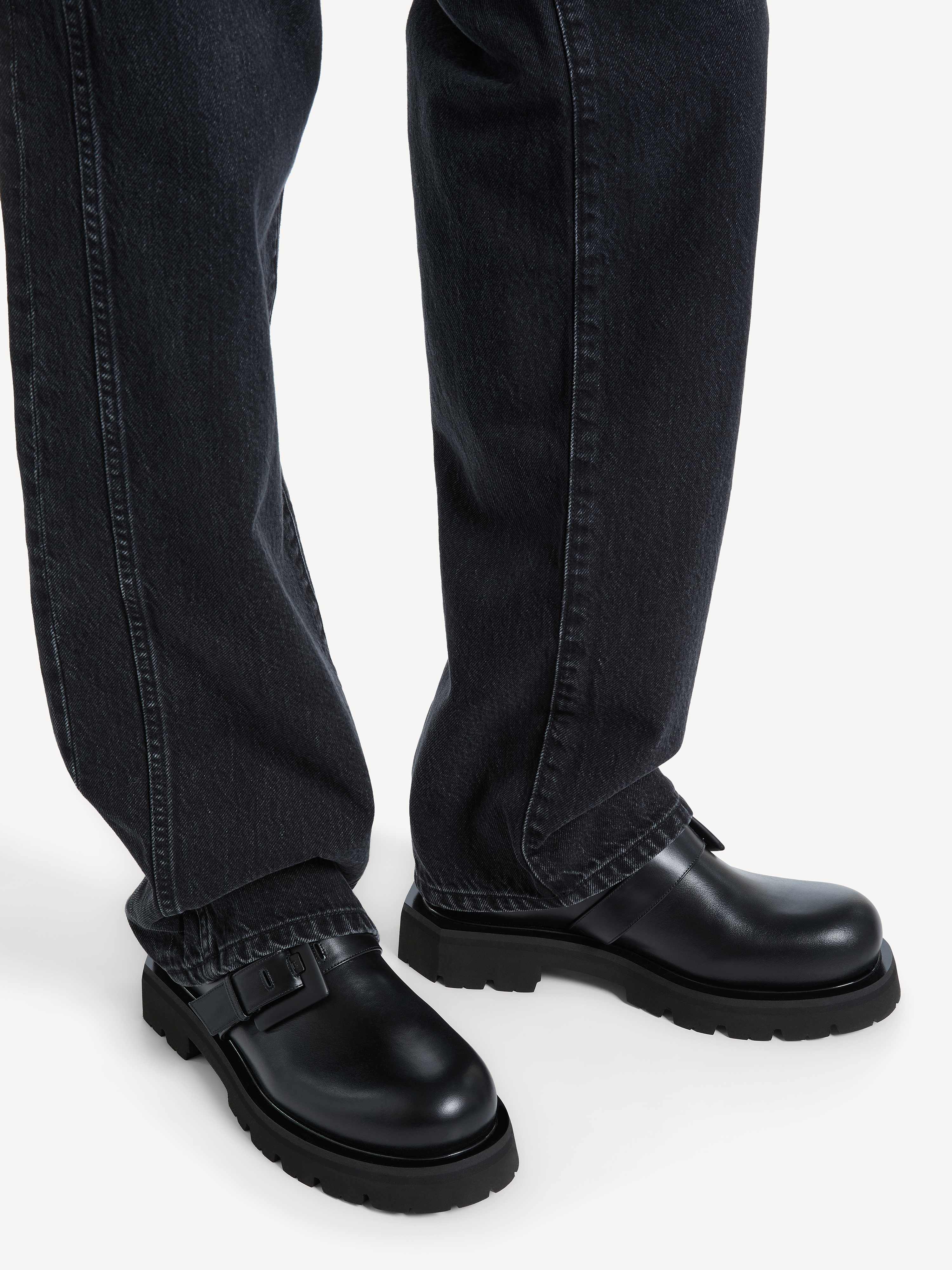 Mocasines Anthem de piel brillante