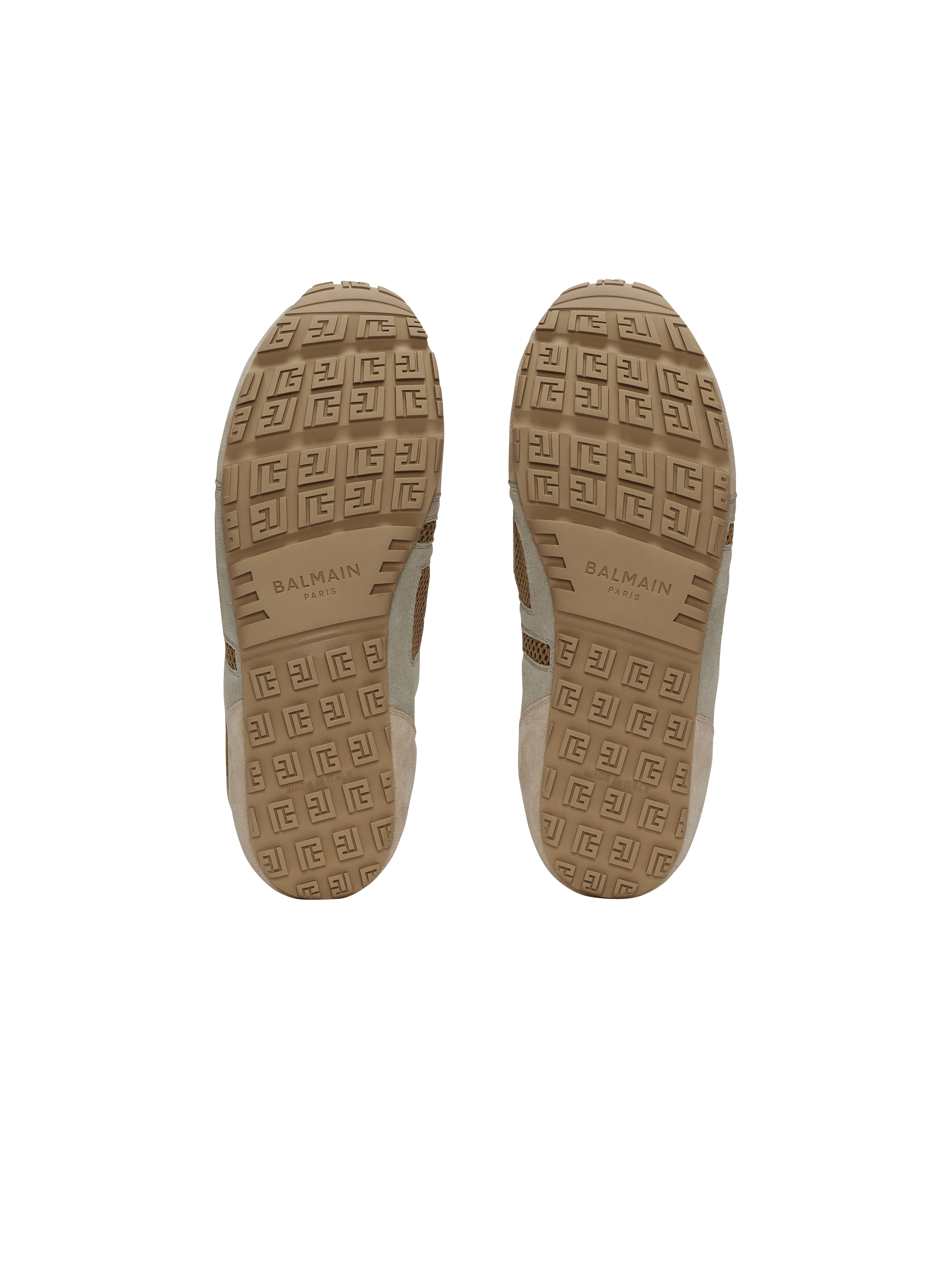 Racer 45 Sneakers aus Mesh und Wildleder