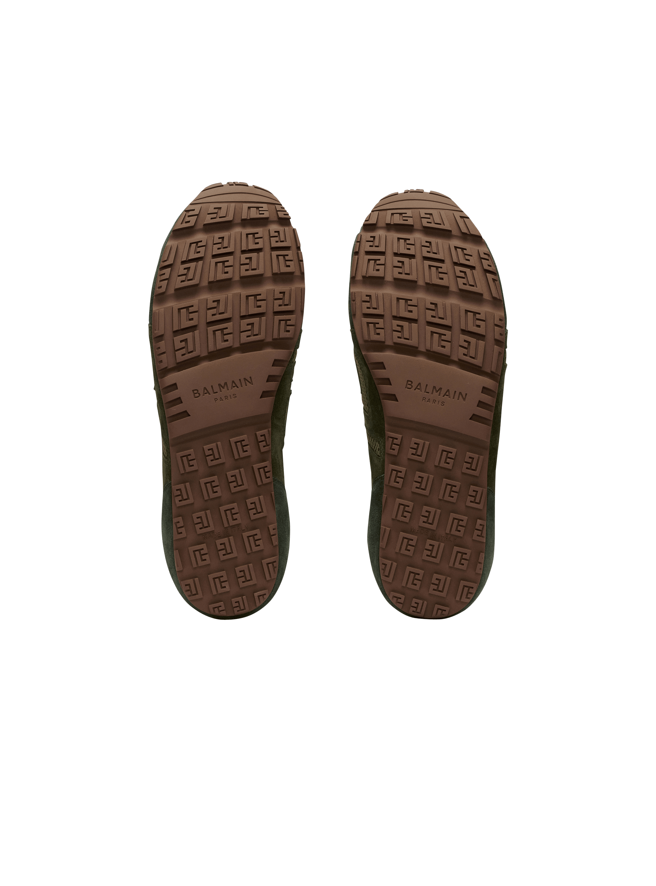 Racer 45 Sneakers aus Mesh und Wildleder