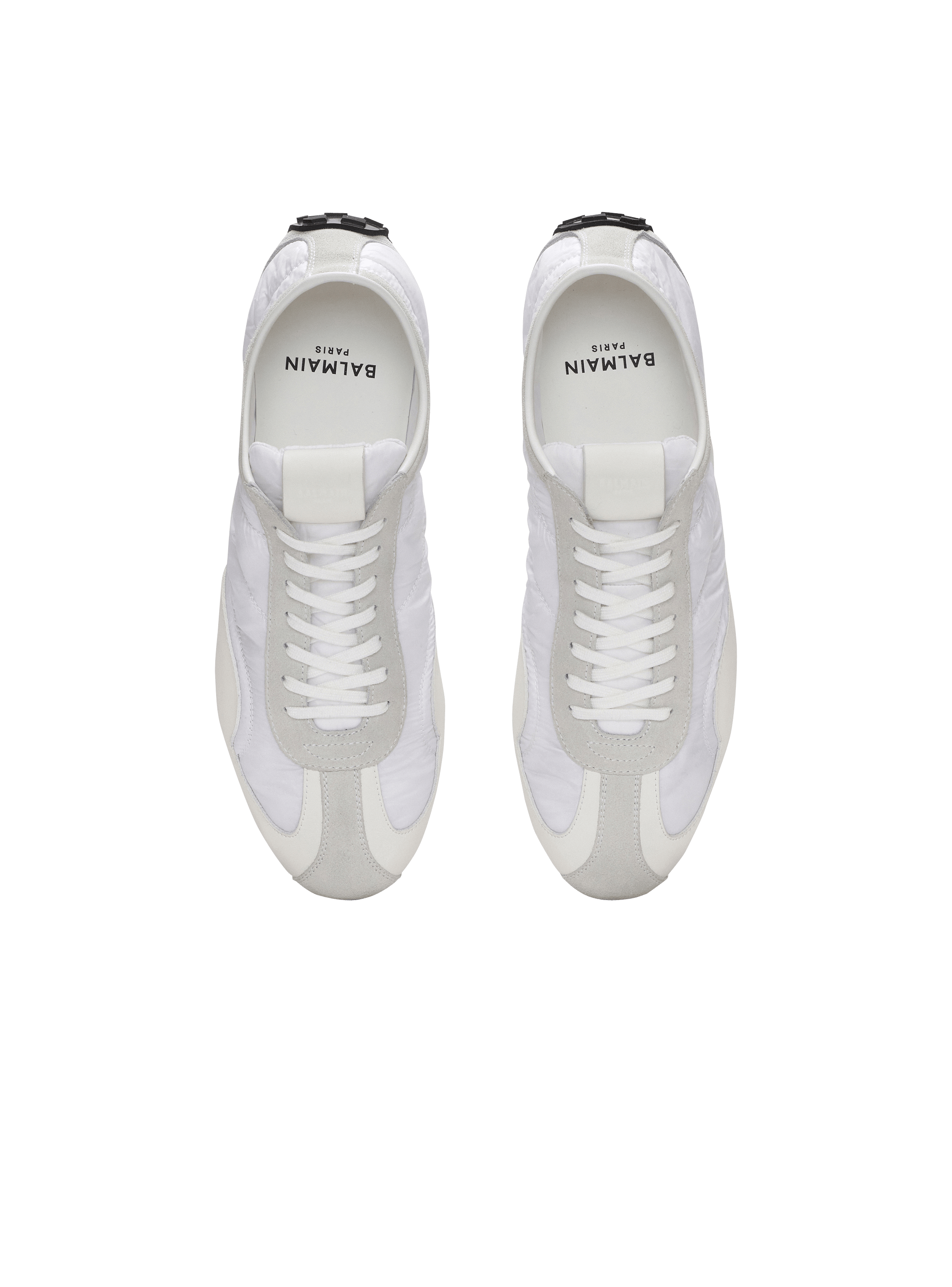 Racing Low Sneakers aus Nylon und Leder