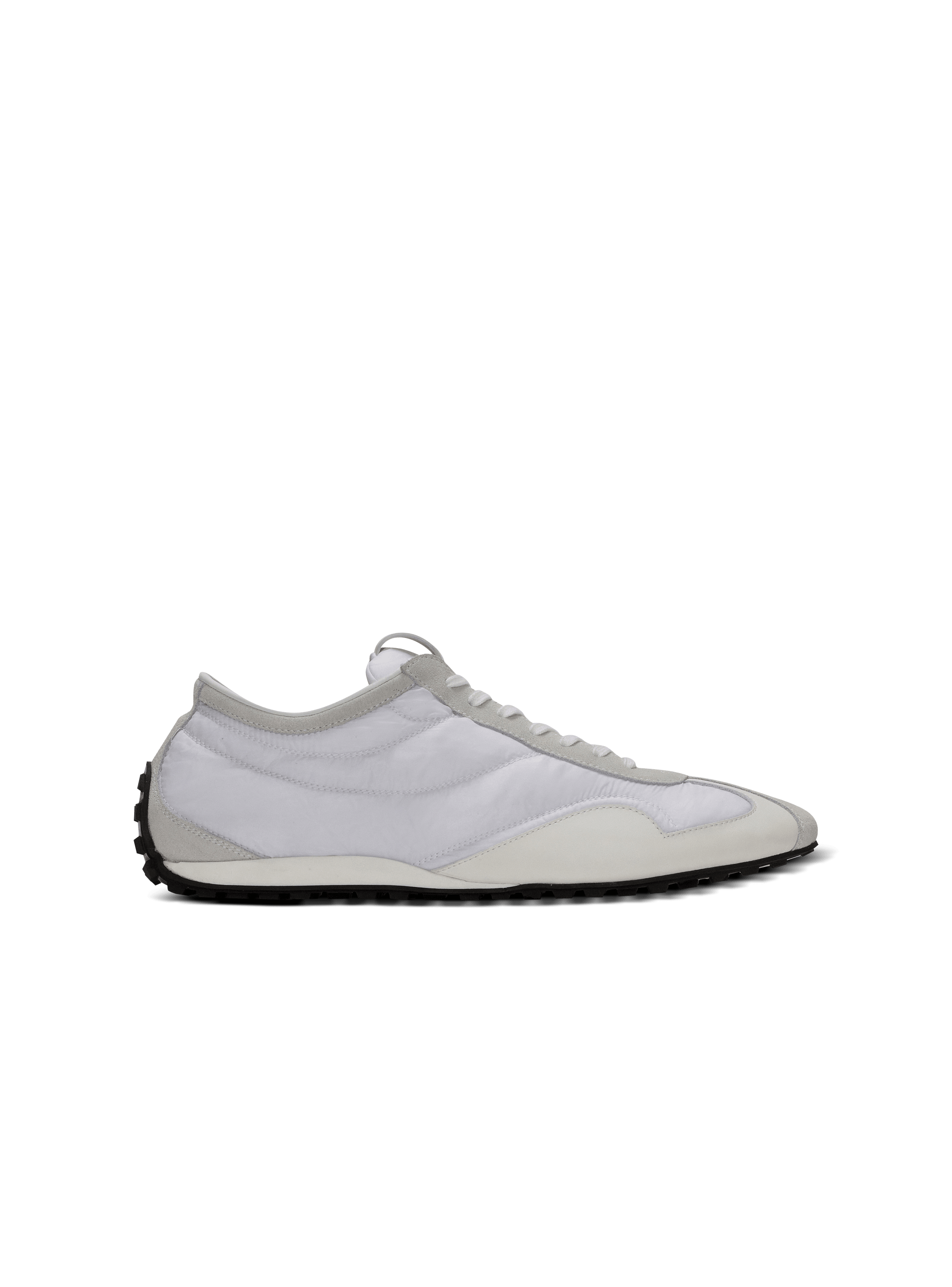 Racing Low Sneakers aus Nylon und Leder