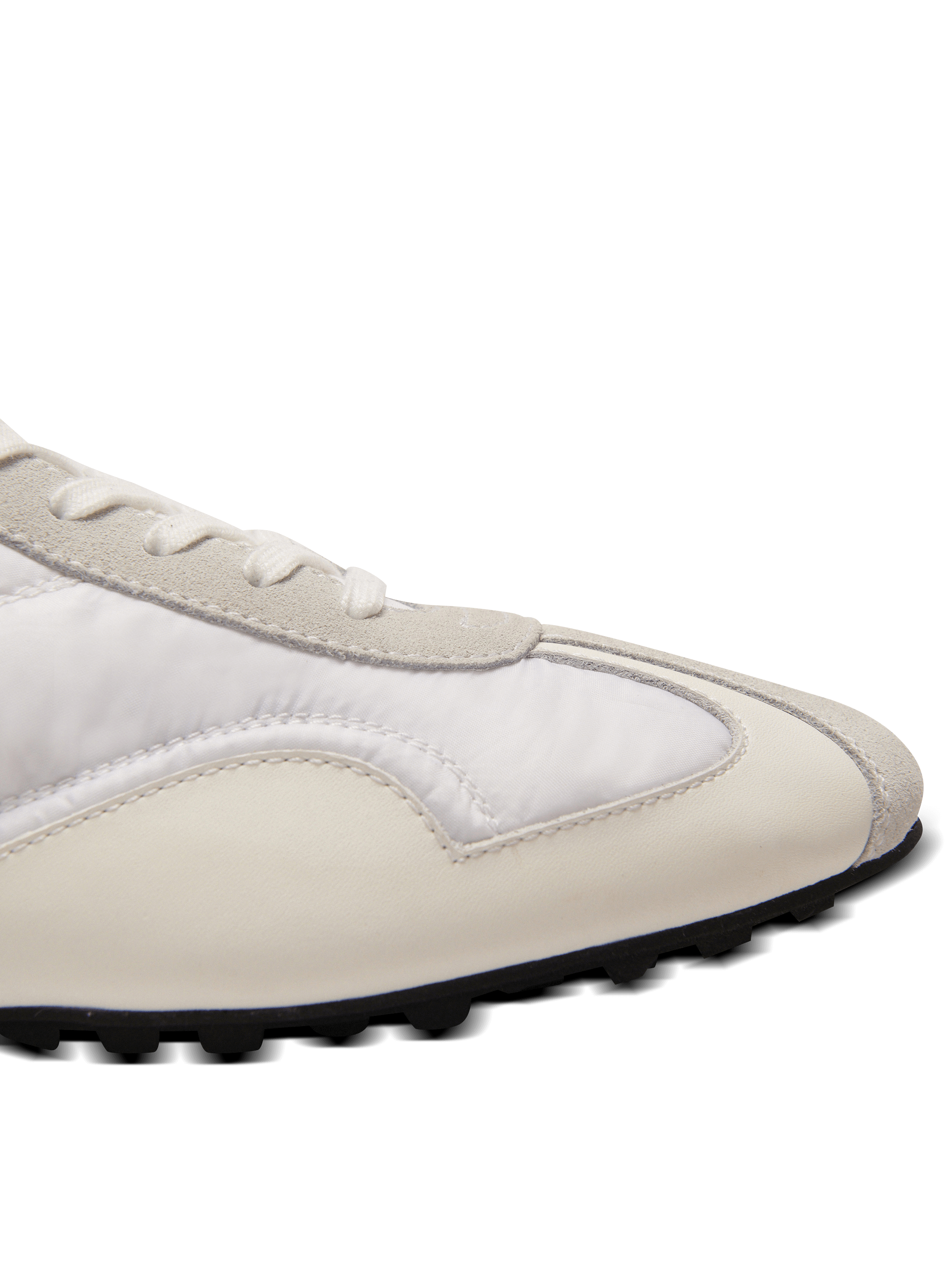 Racing Low Sneakers aus Nylon und Leder