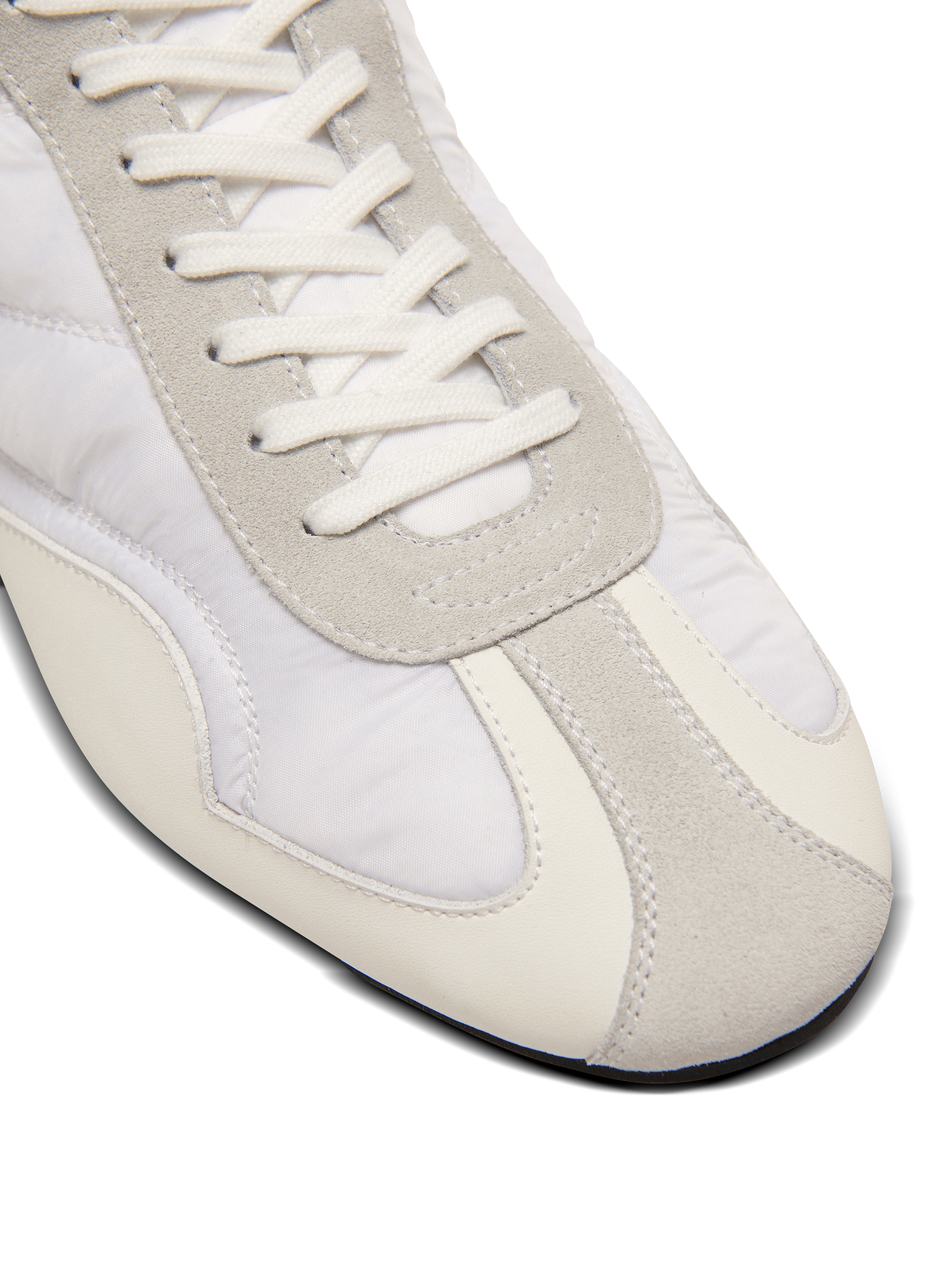 Racing Low Sneakers aus Nylon und Leder