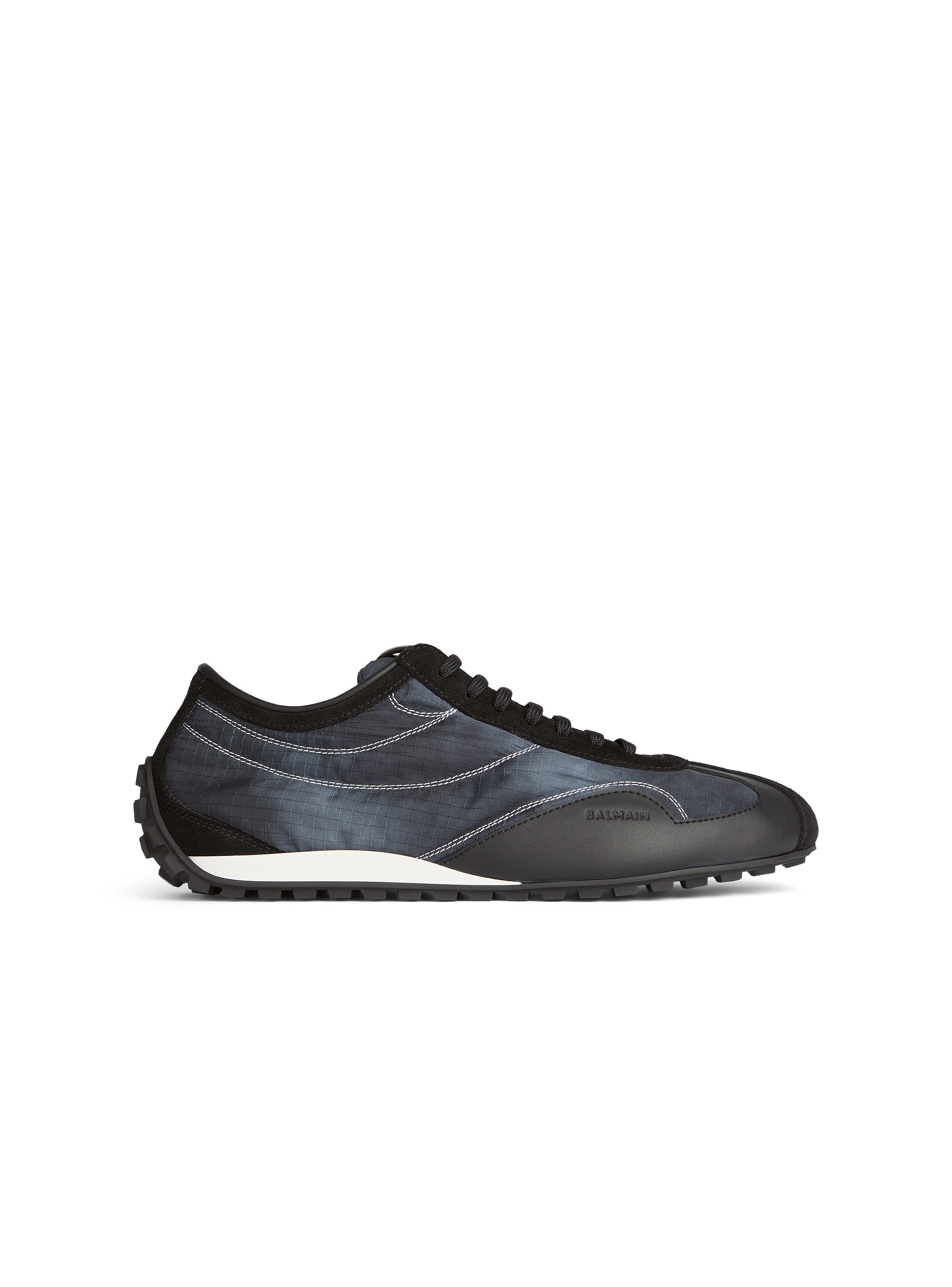Racing Low Sneakers aus Nylon und Leder