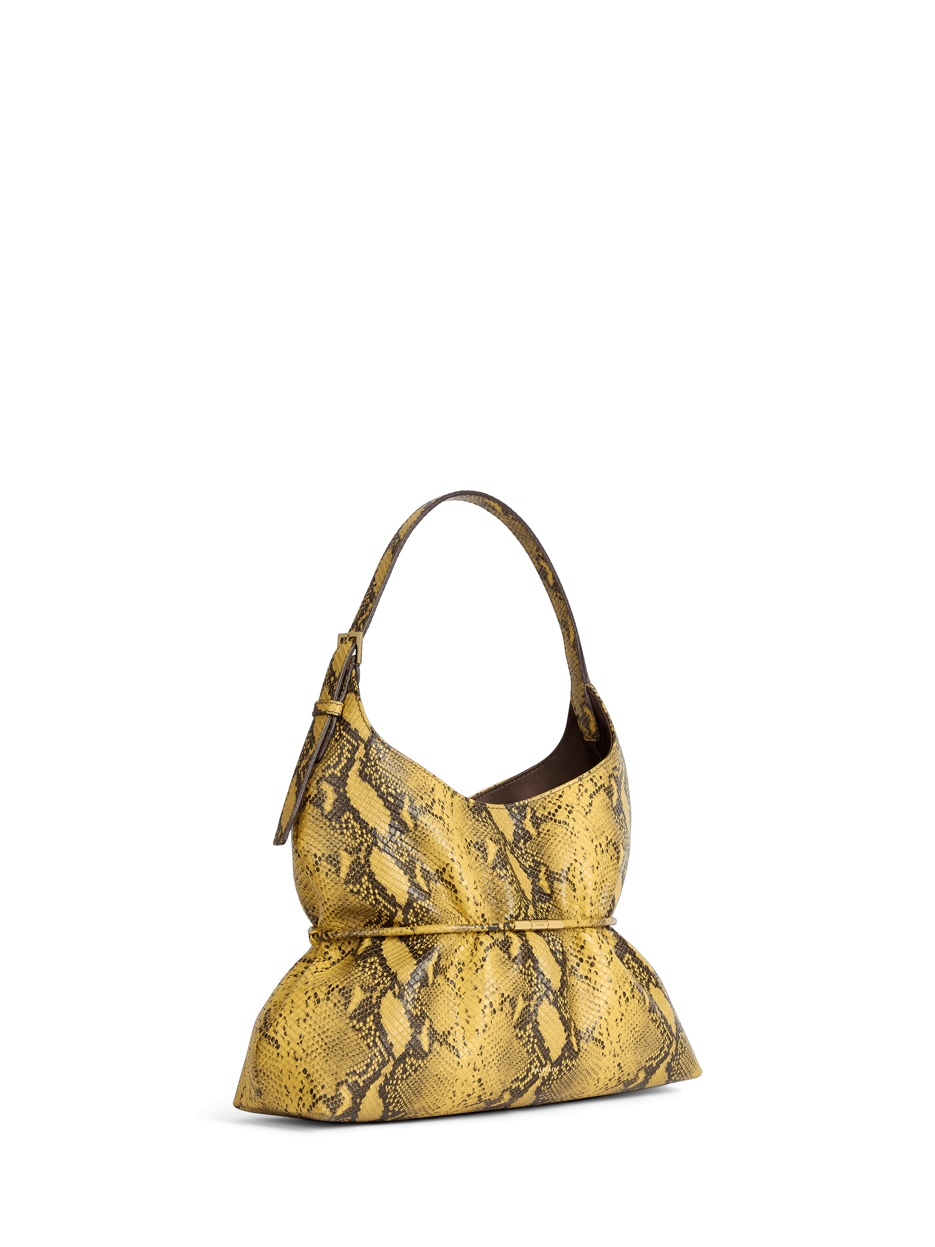 SPHYNX medium bag in python-effect leather