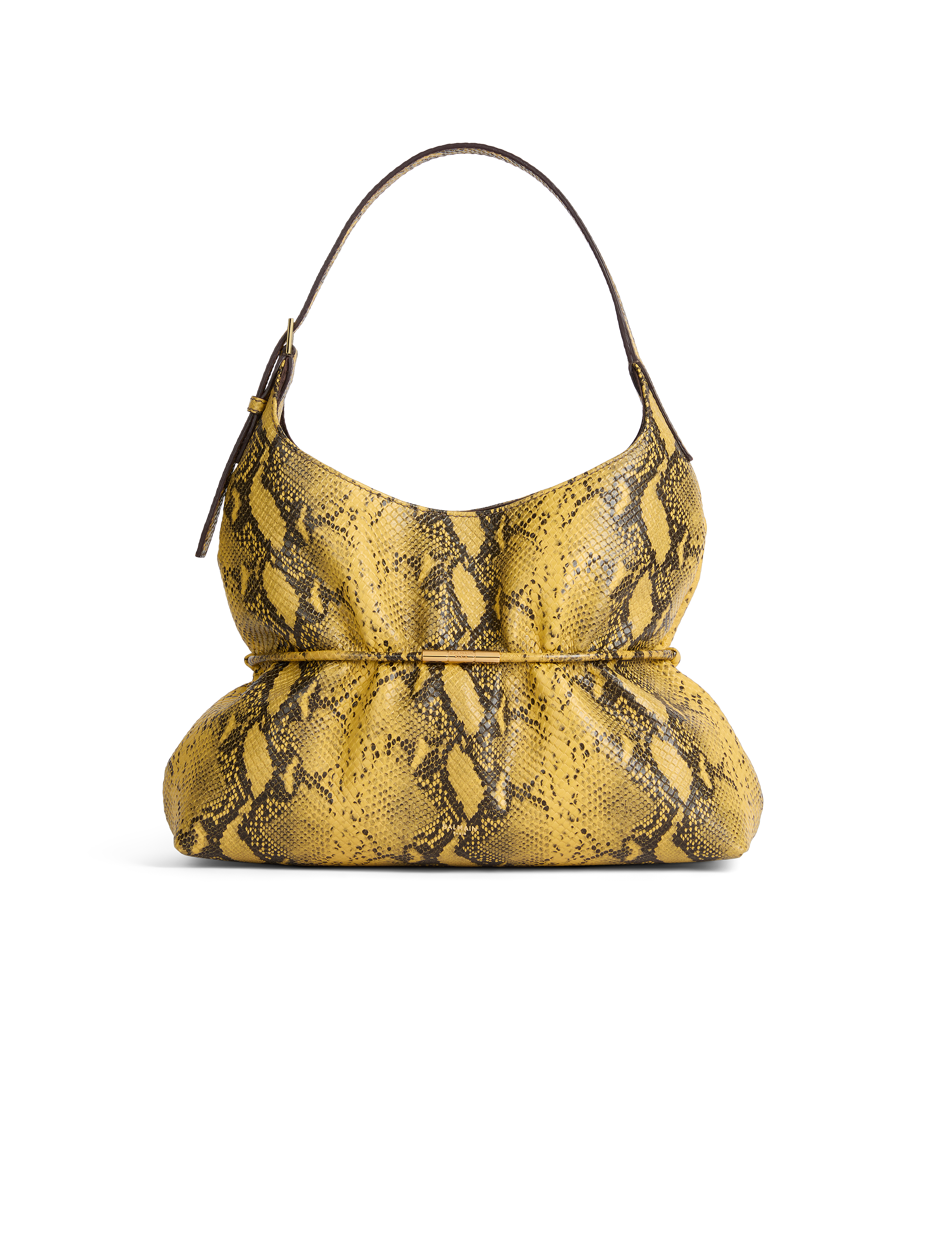 SPHYNX medium bag in python-effect leather