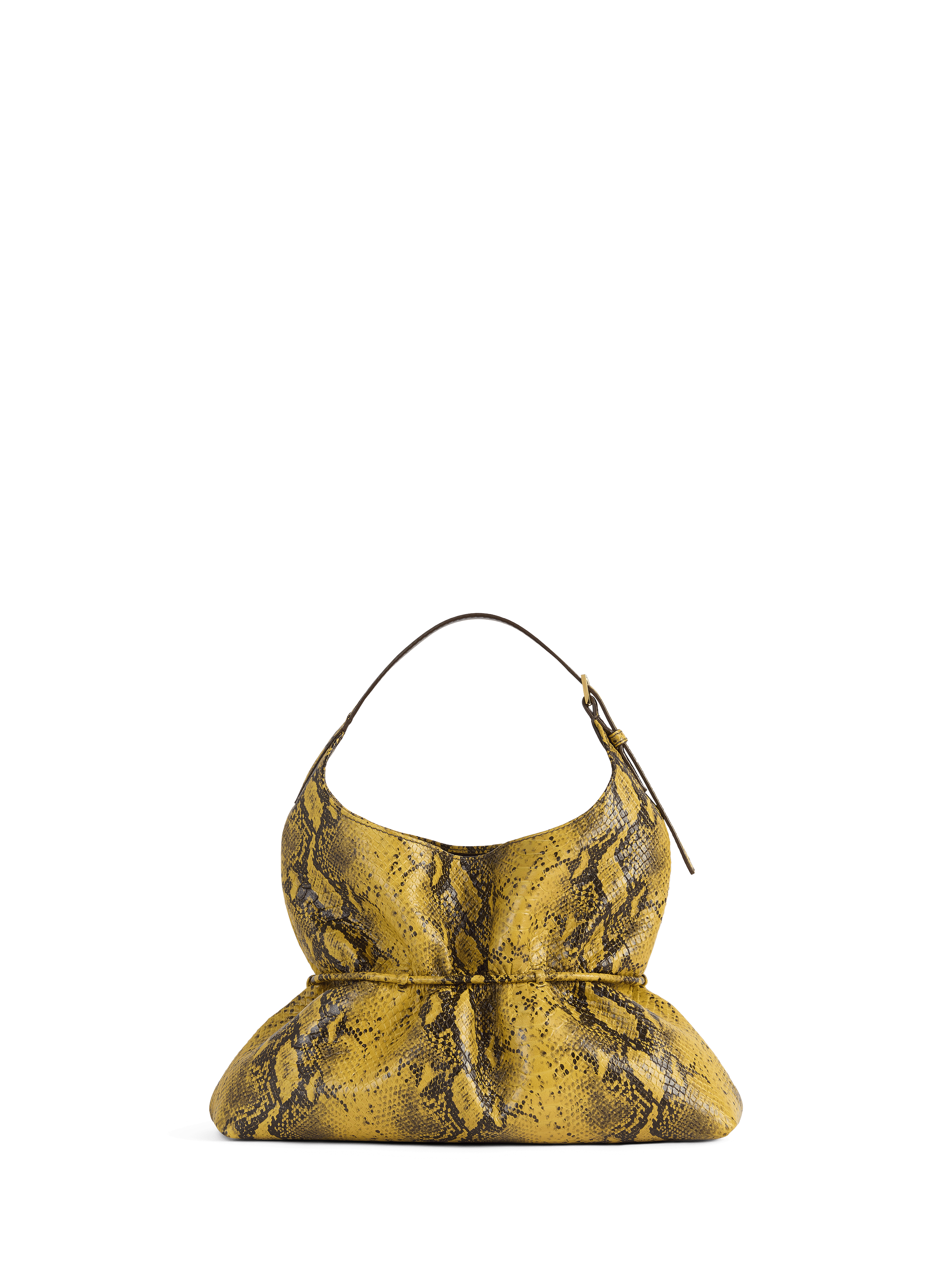 SPHYNX medium bag in python-effect leather