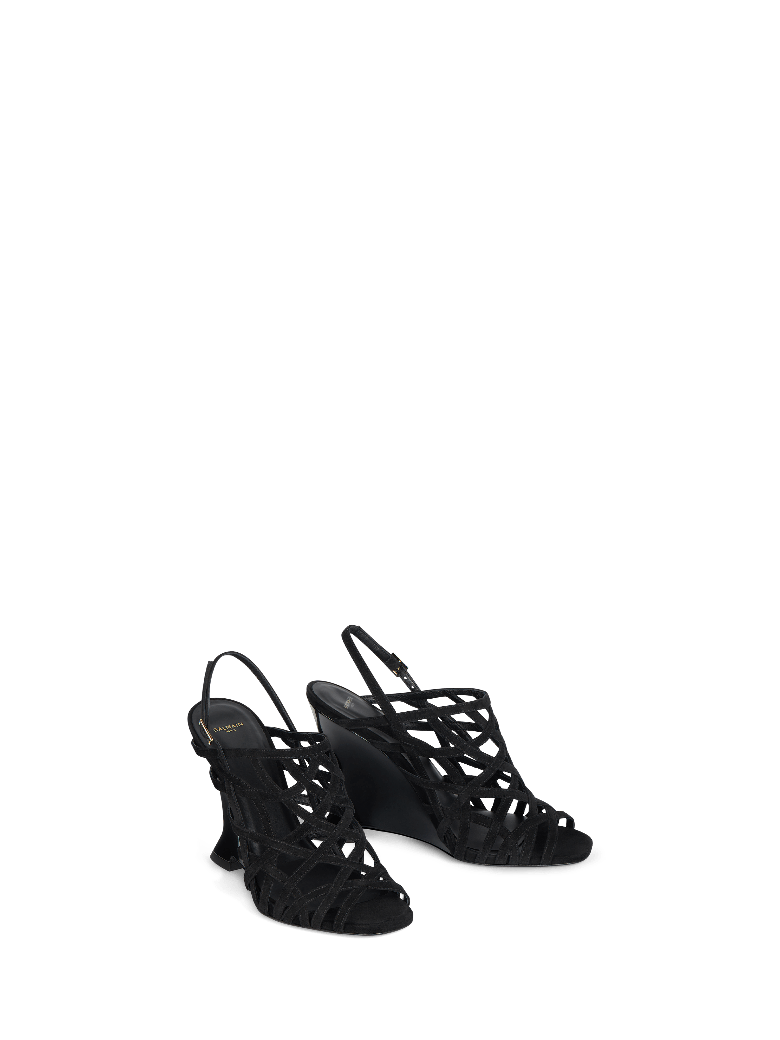 Sandalias Wedge Cage de ante