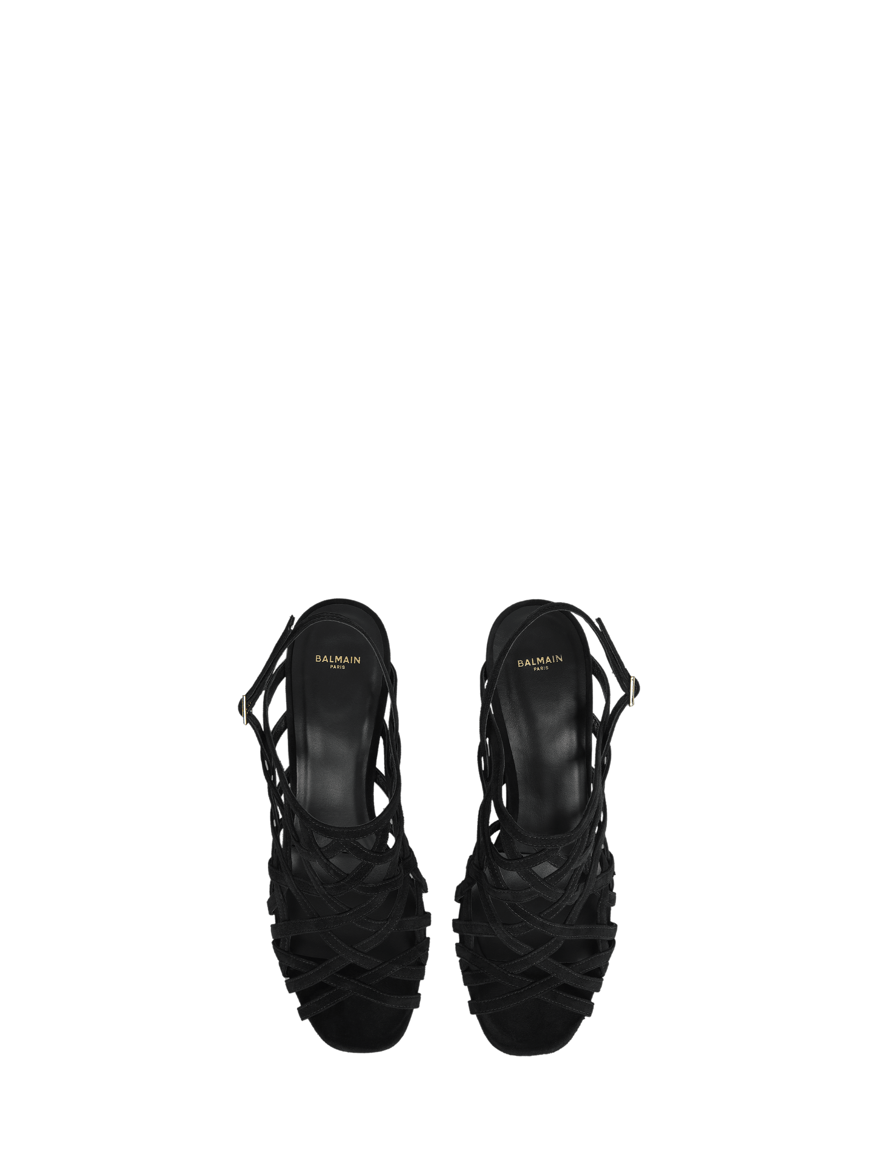 Sandalias Wedge Cage de ante