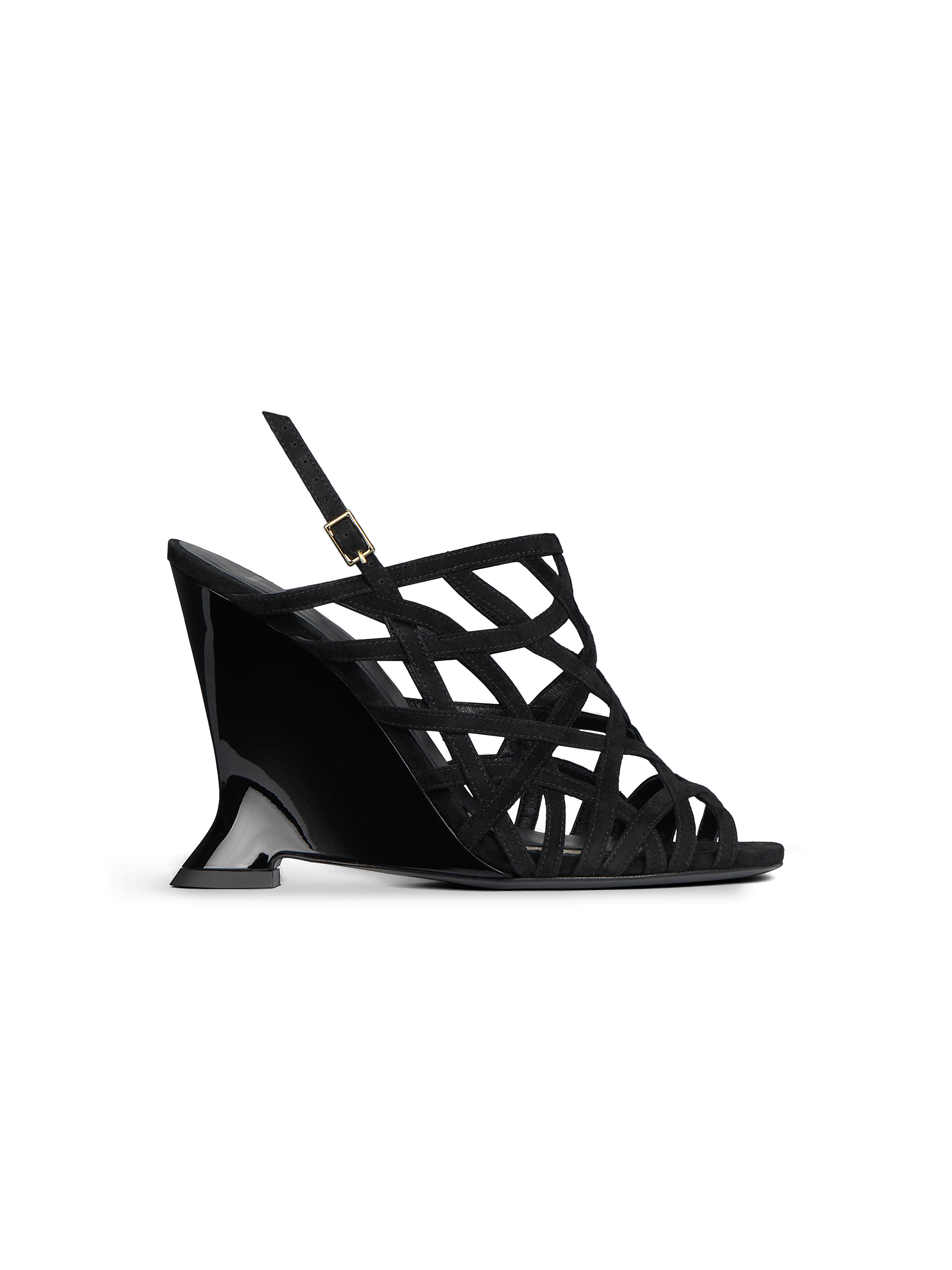 Sandalias Wedge Cage de ante