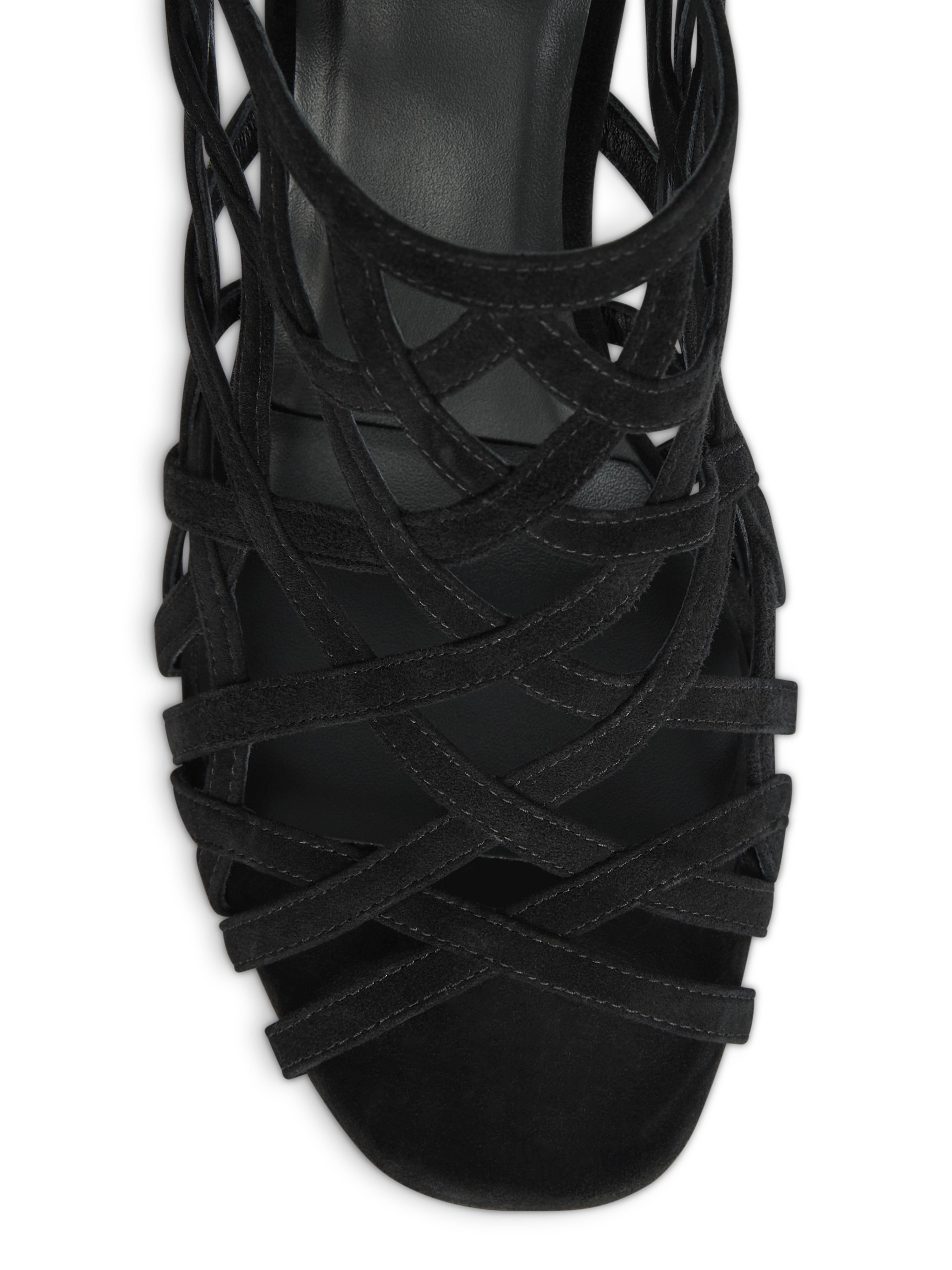 Sandalias Wedge Cage de ante