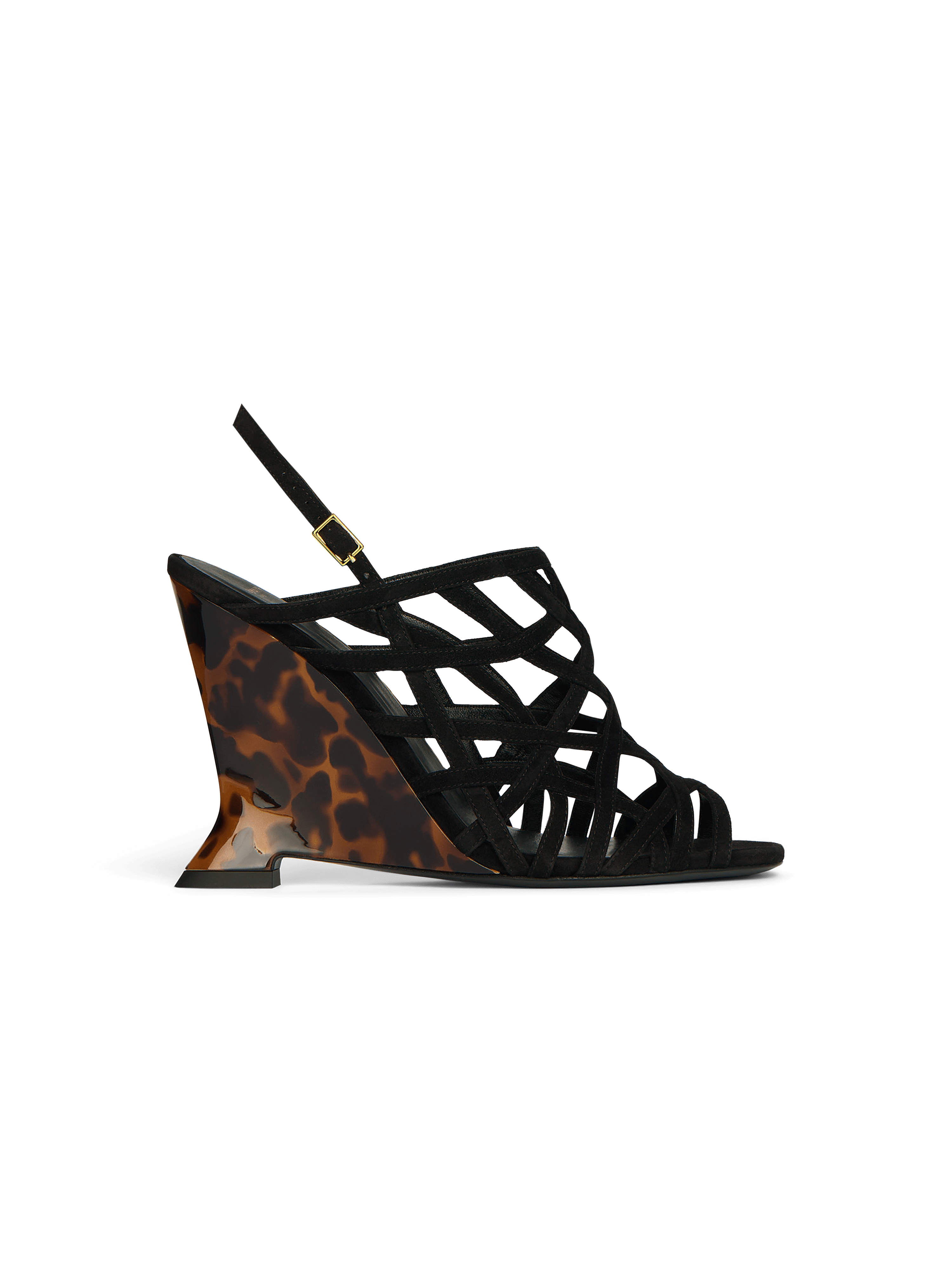 Sandalias Wedge Cage de ante