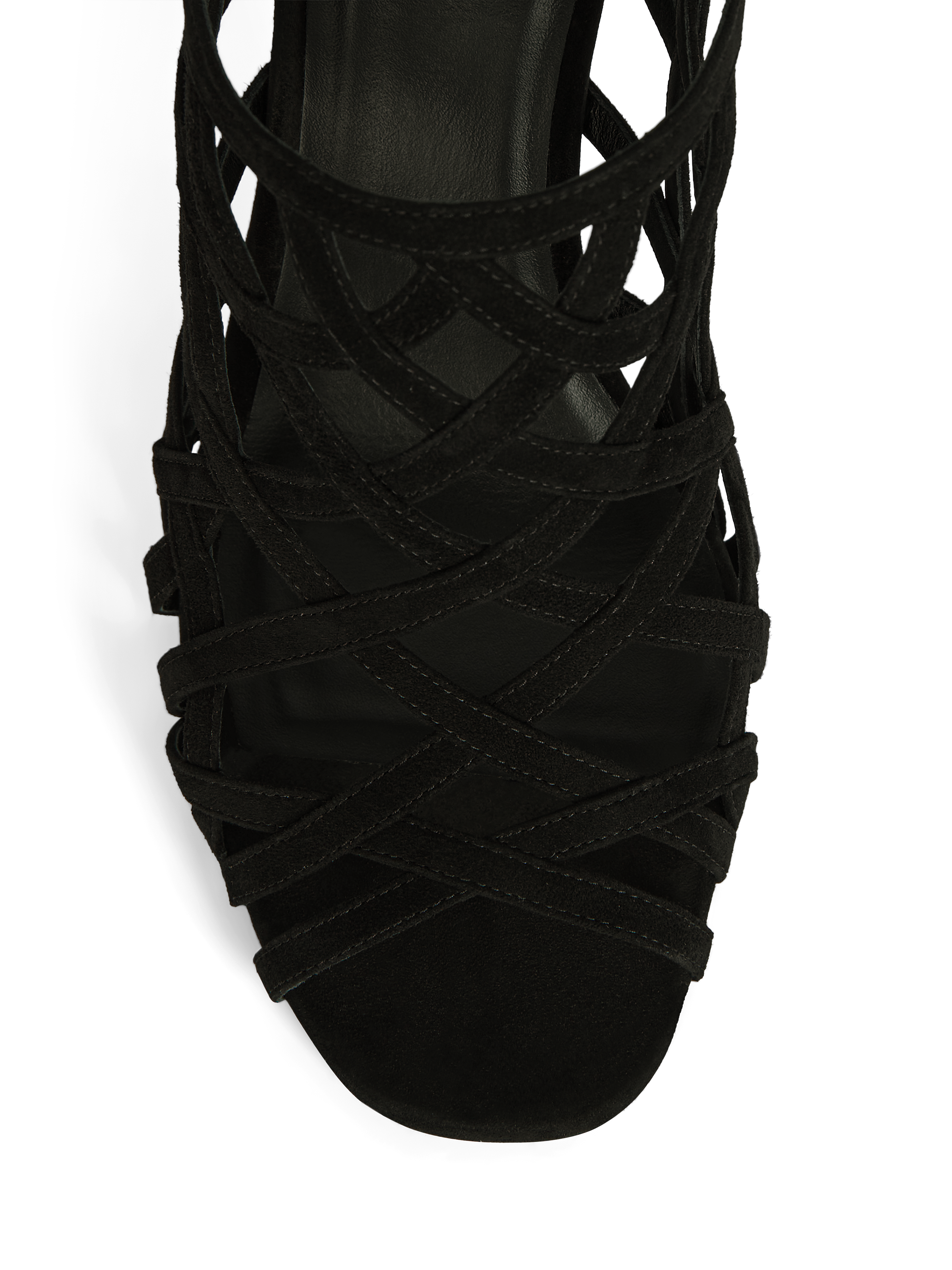 Sandalias Wedge Cage de ante
