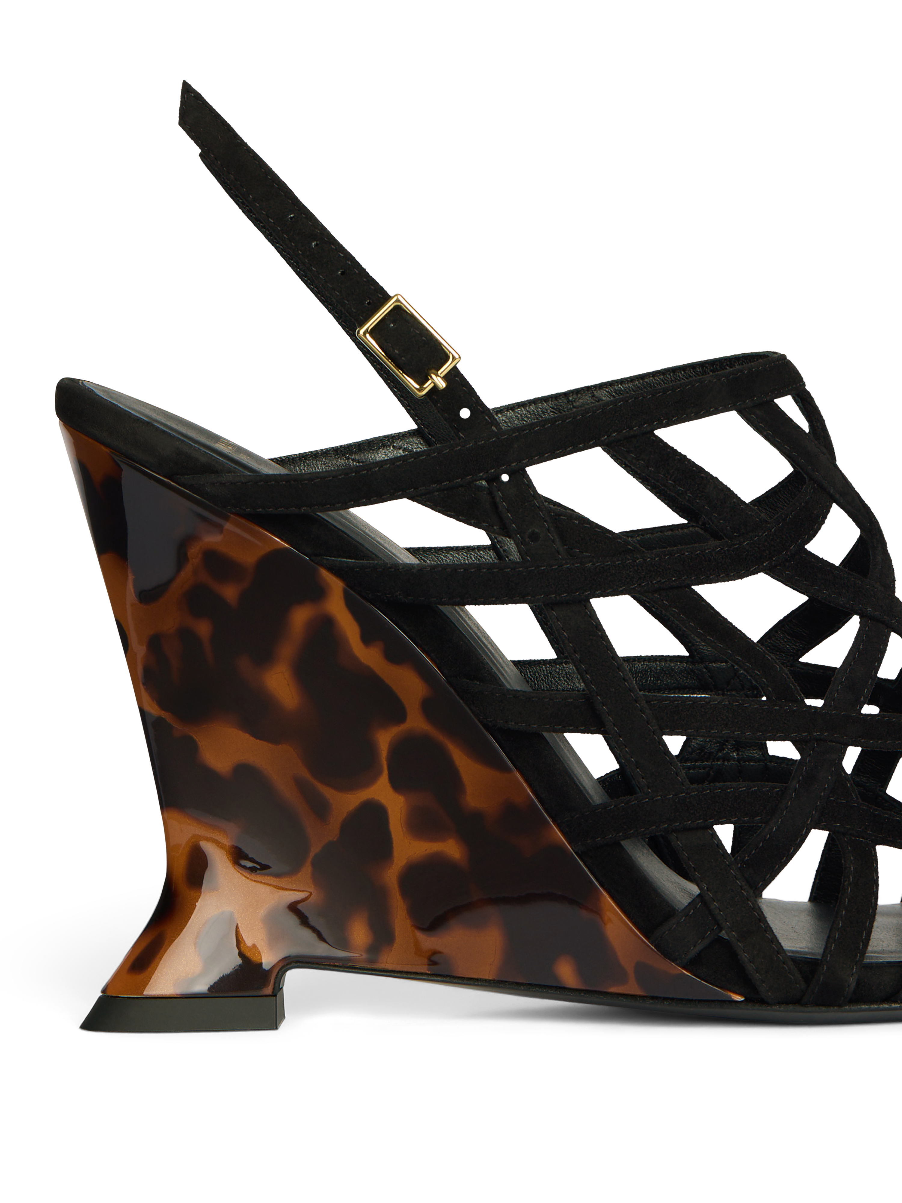 Sandalias Wedge Cage de ante