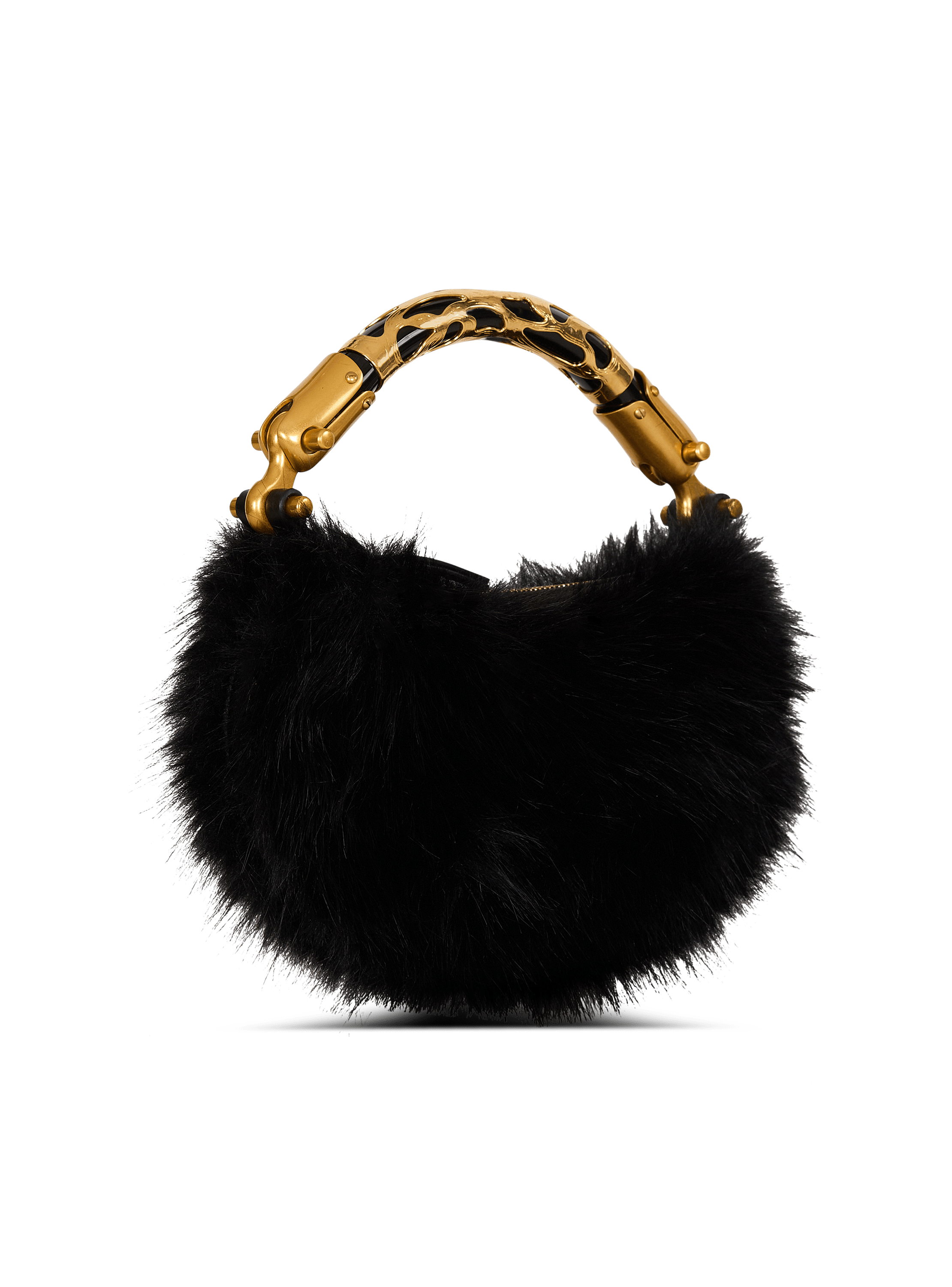 Mini Ebene bag in faux fur