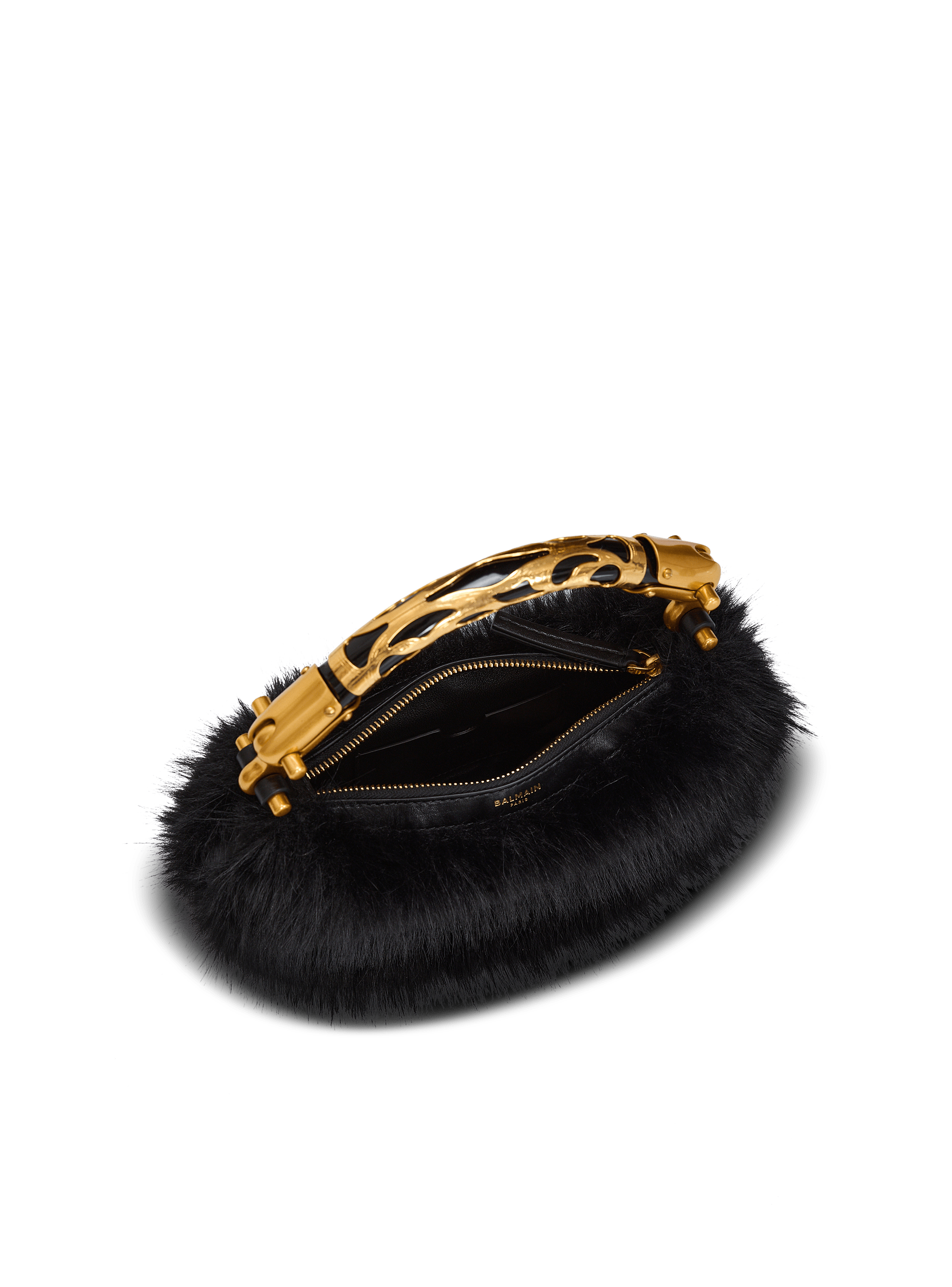 Mini Ebene bag in faux fur