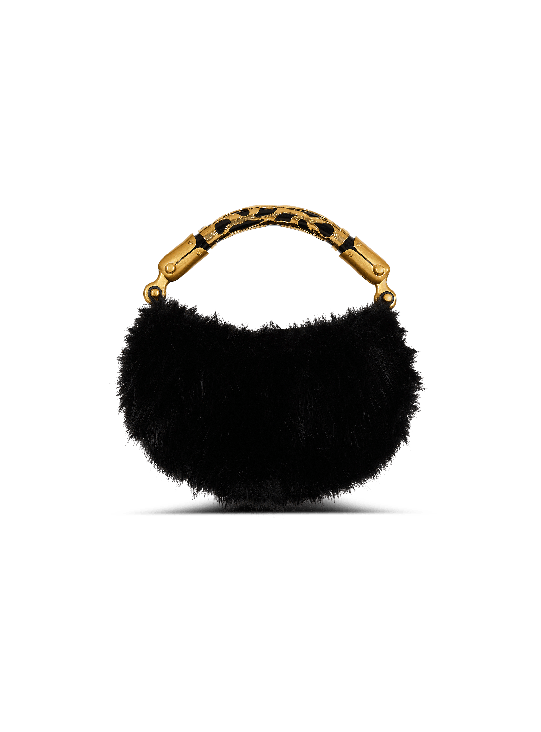 Mini Ebene bag in faux fur