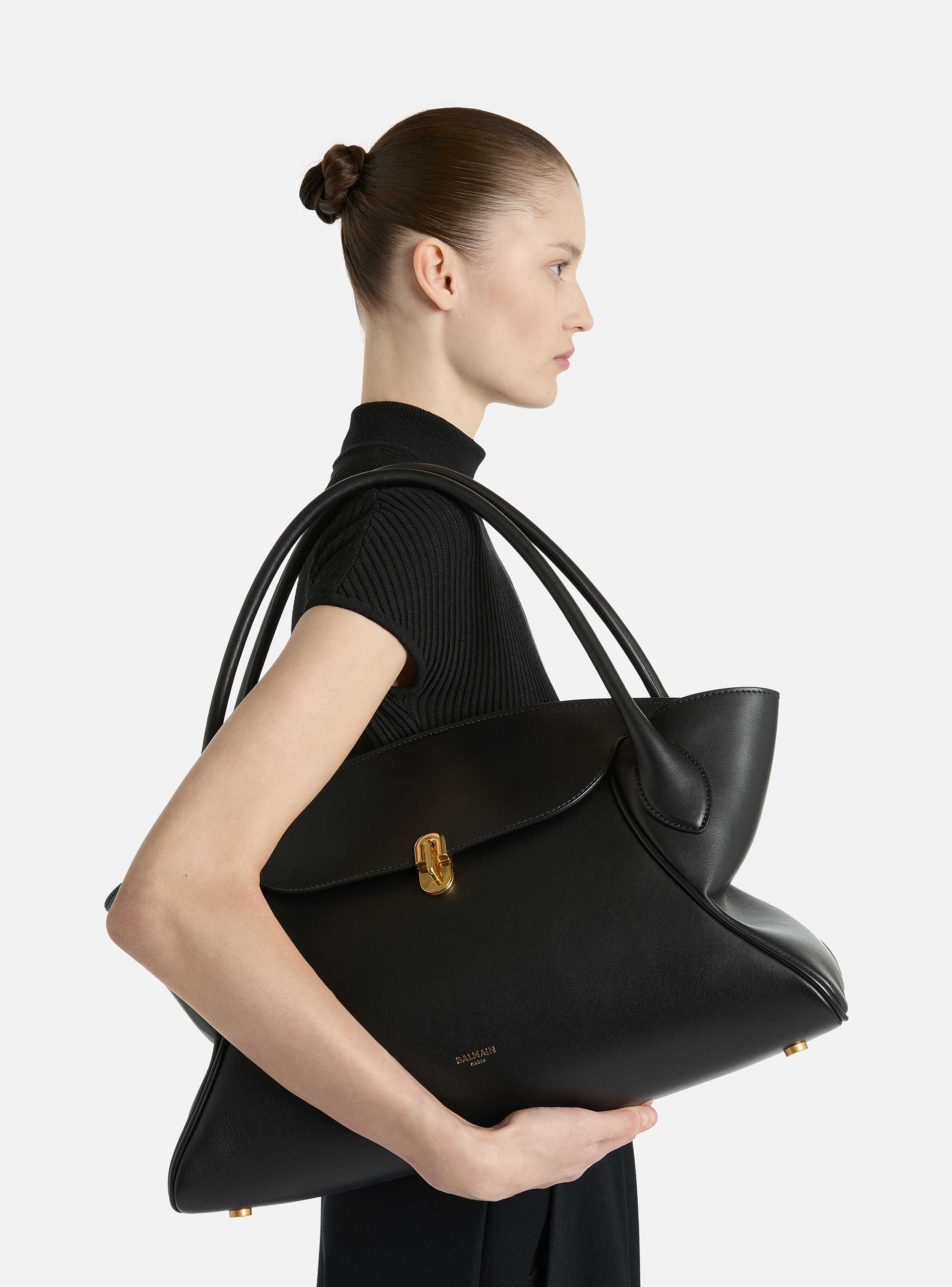Sac Pulse Day Medium en cuir lisse