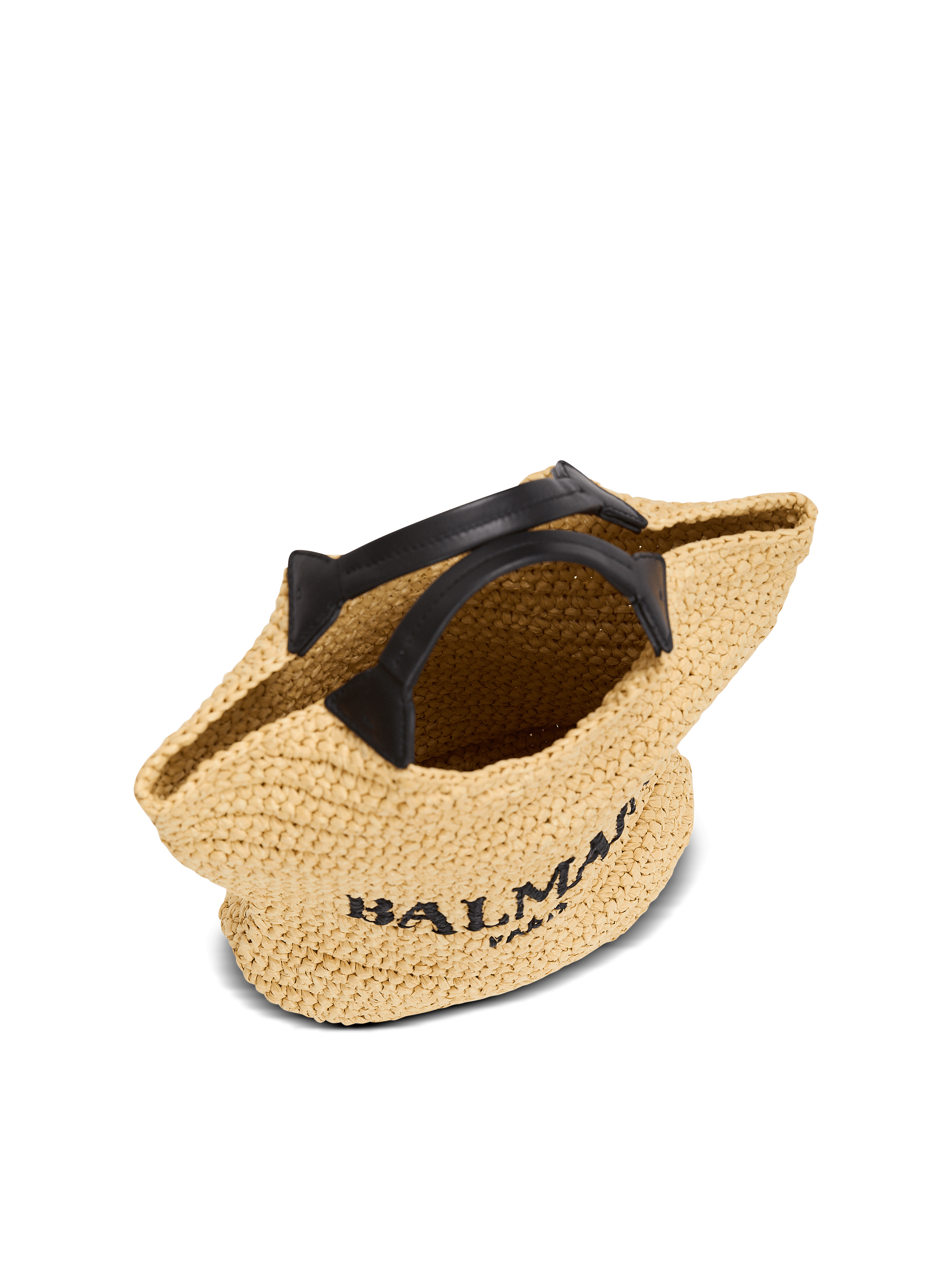 Mini Balmain crochet tote bag