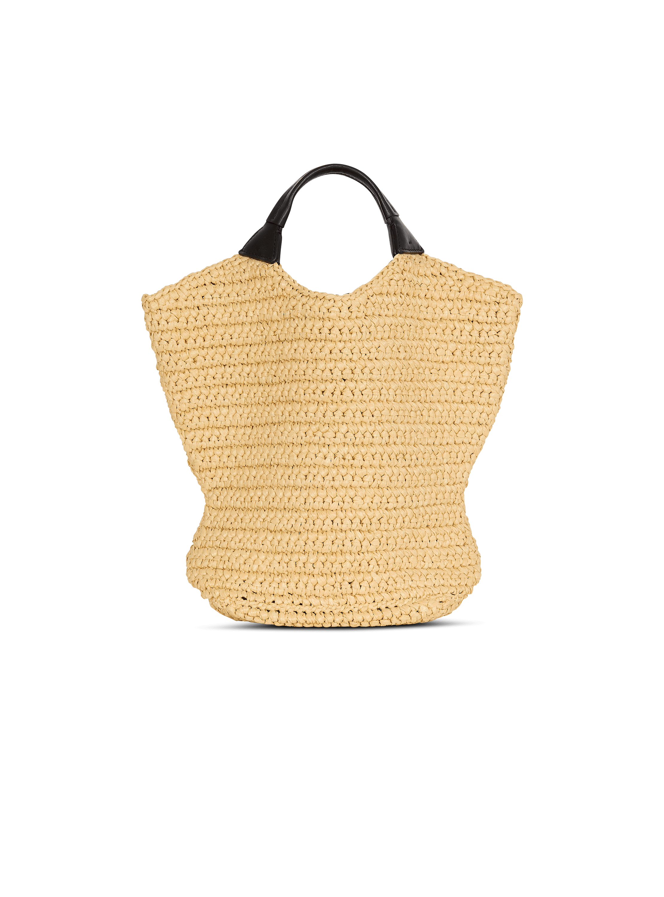 Mini Balmain crochet tote bag