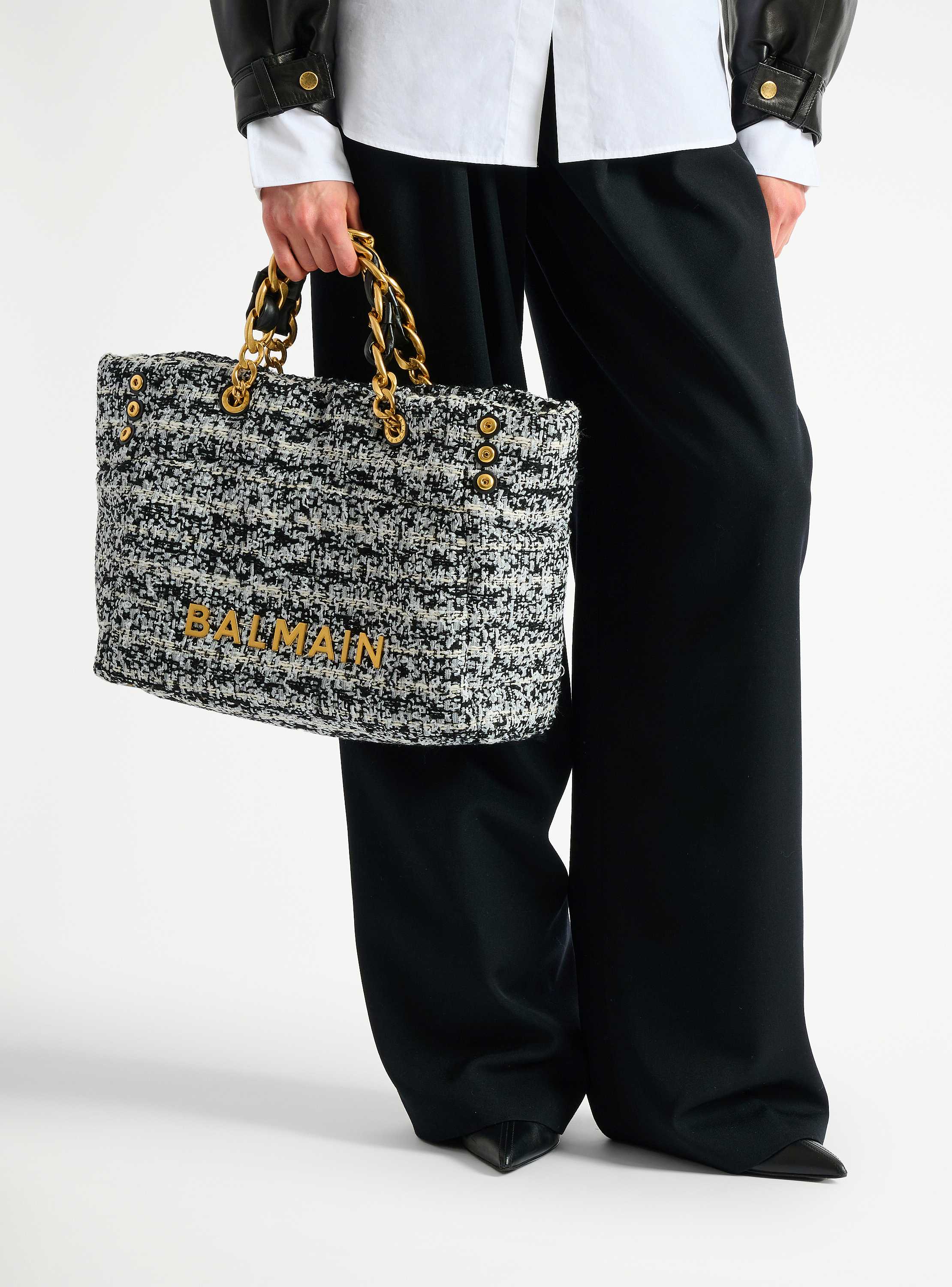 Borsa shopper 1945 Soft in tweed