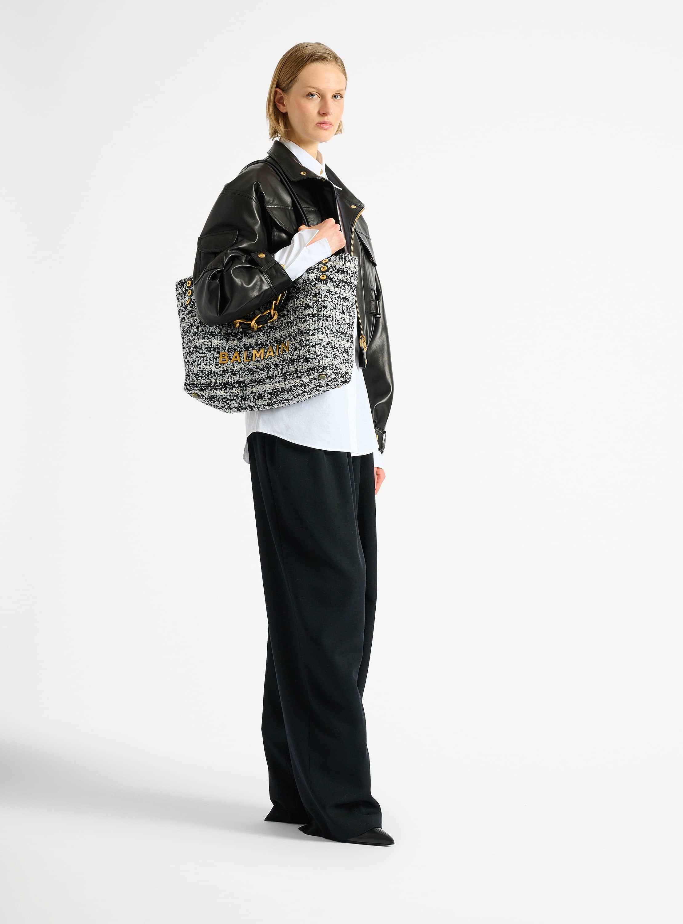 Borsa shopper 1945 Soft in tweed