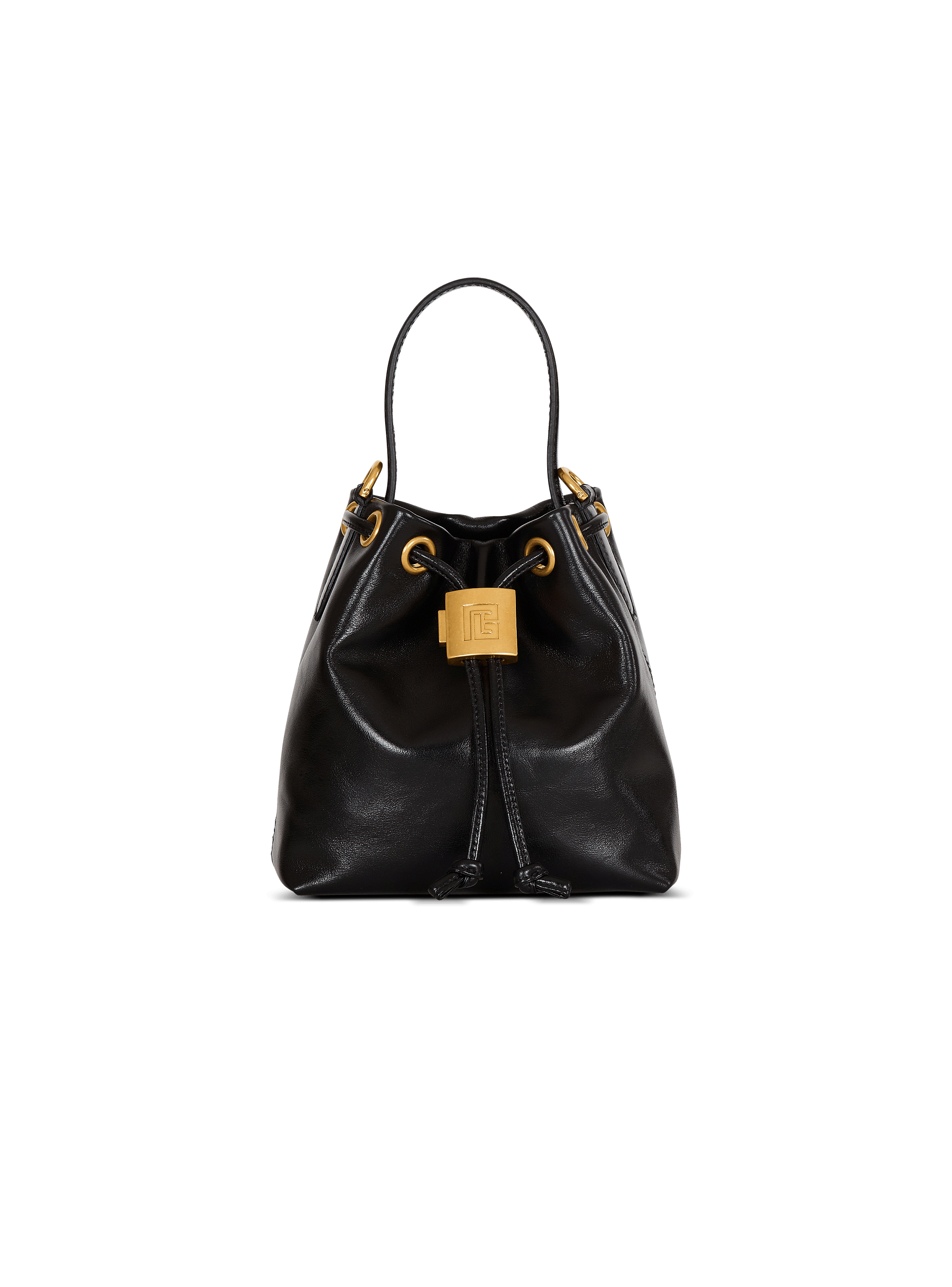 Pulse Bucket bag in smooth leather