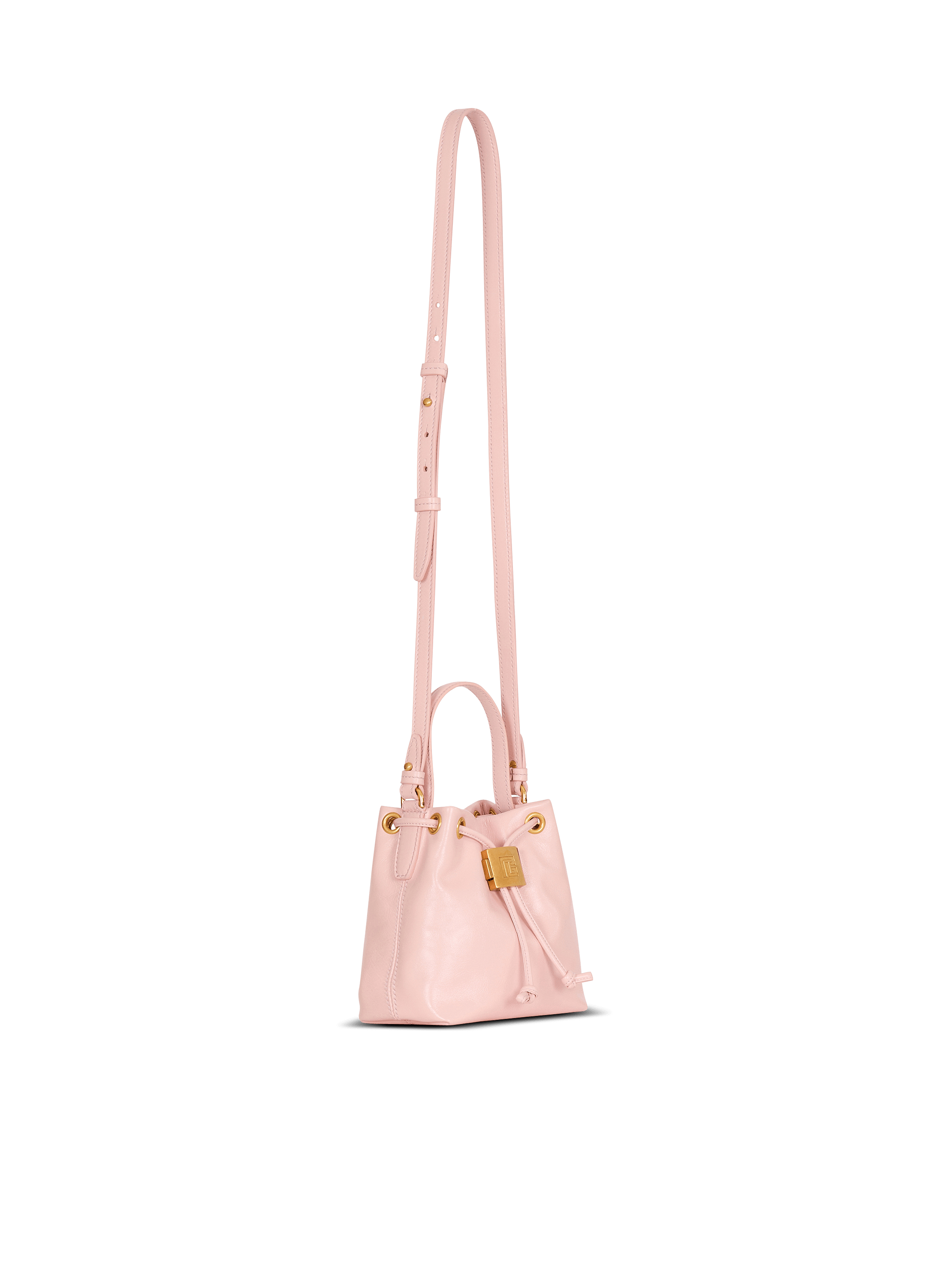 Pulse Bucket bag in smooth leather