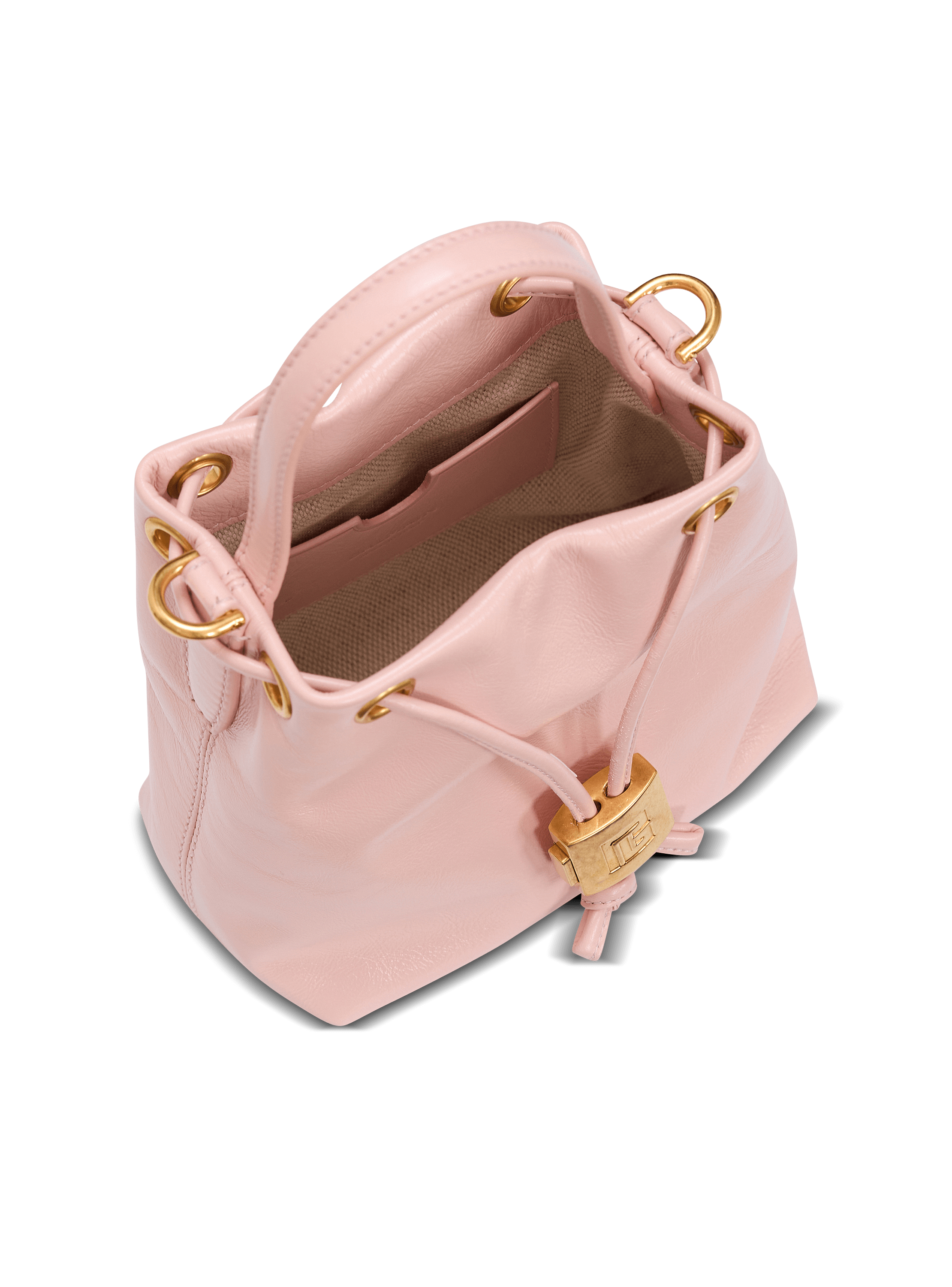 Pulse Bucket bag in smooth leather