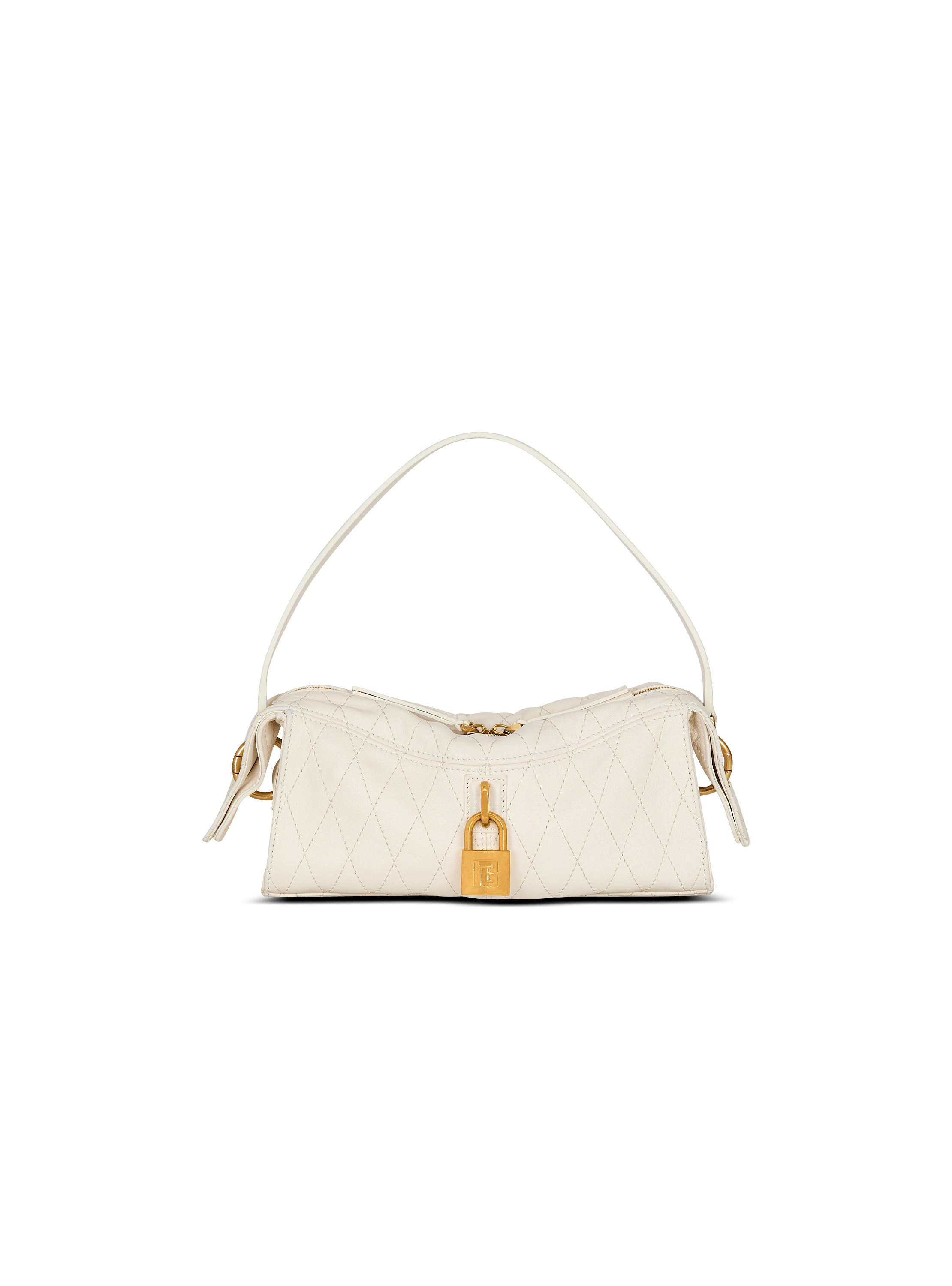 Bolso Pulse Small de piel lisa con pespuntes