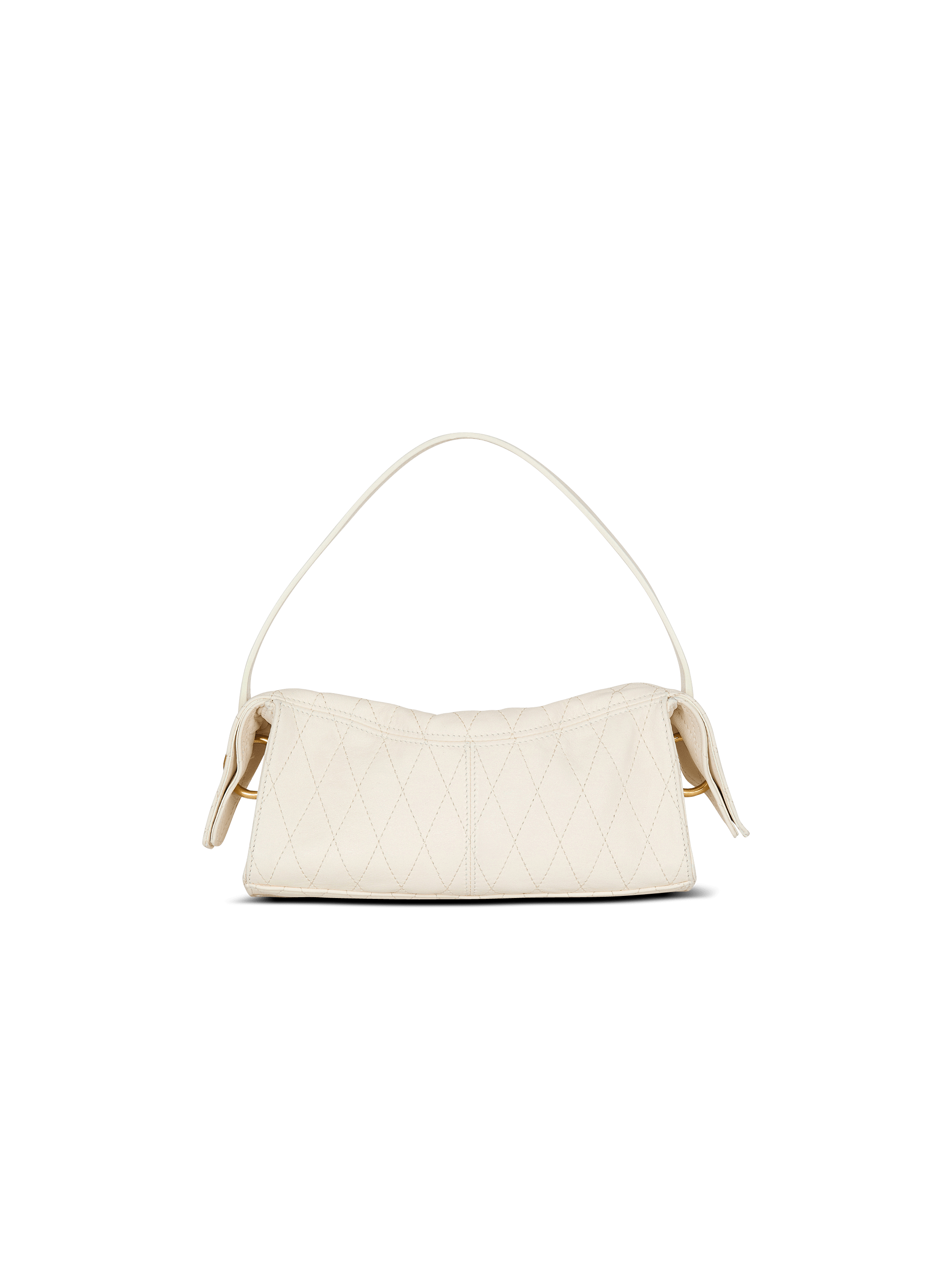 Bolso Pulse Small de piel lisa con pespuntes