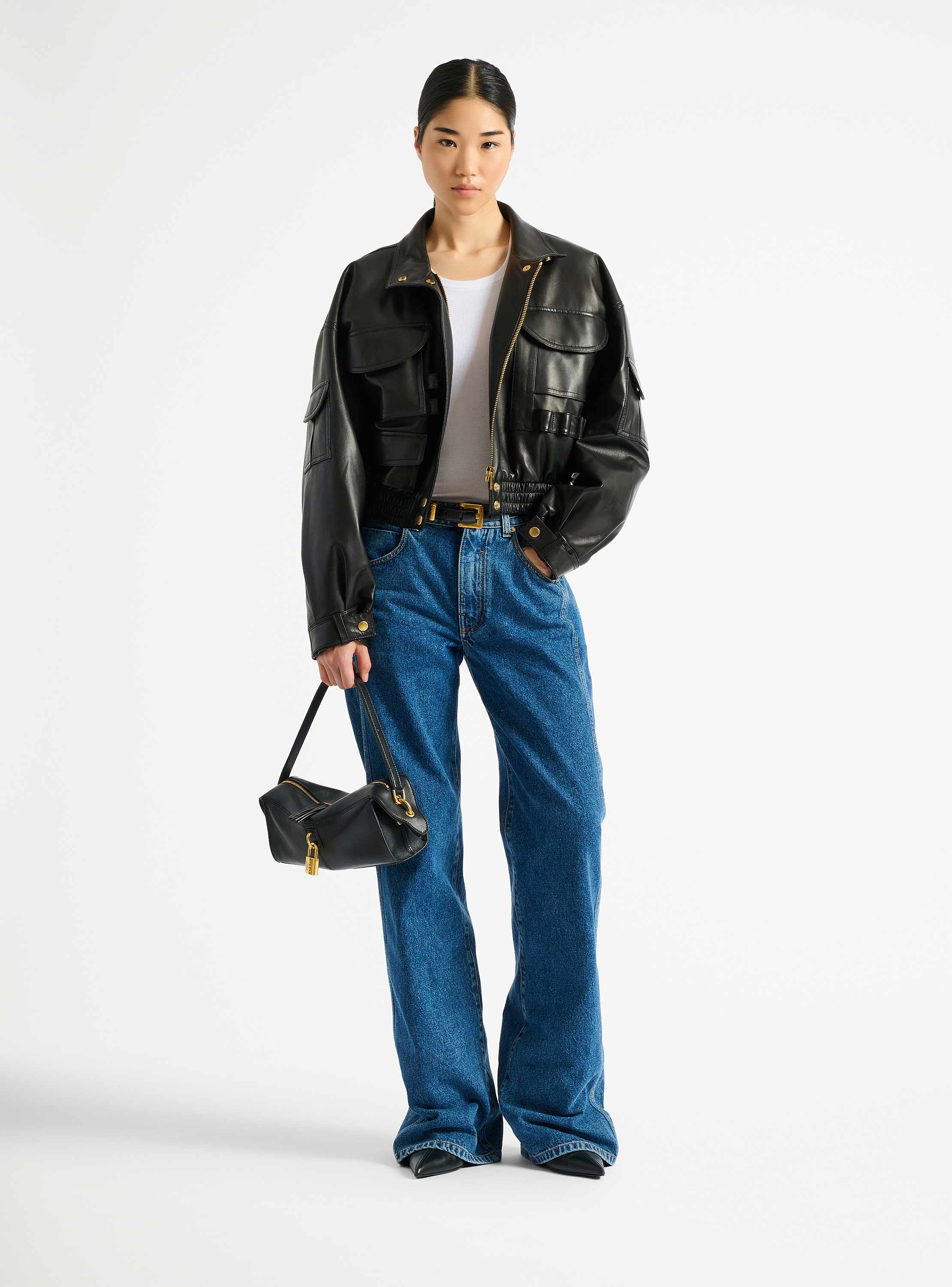 Sac Pulse Small en cuir lisse