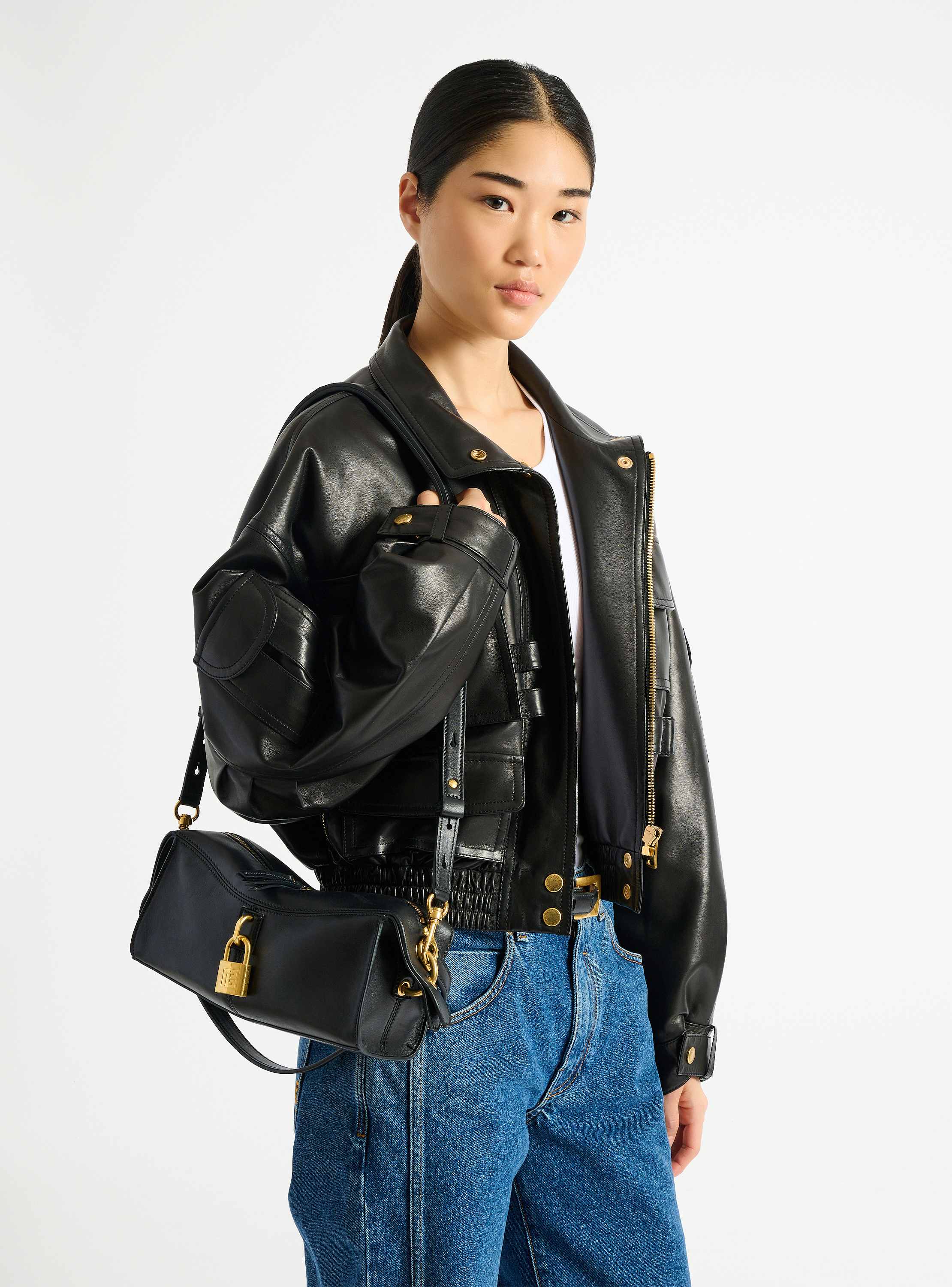 Sac Pulse Small en cuir lisse
