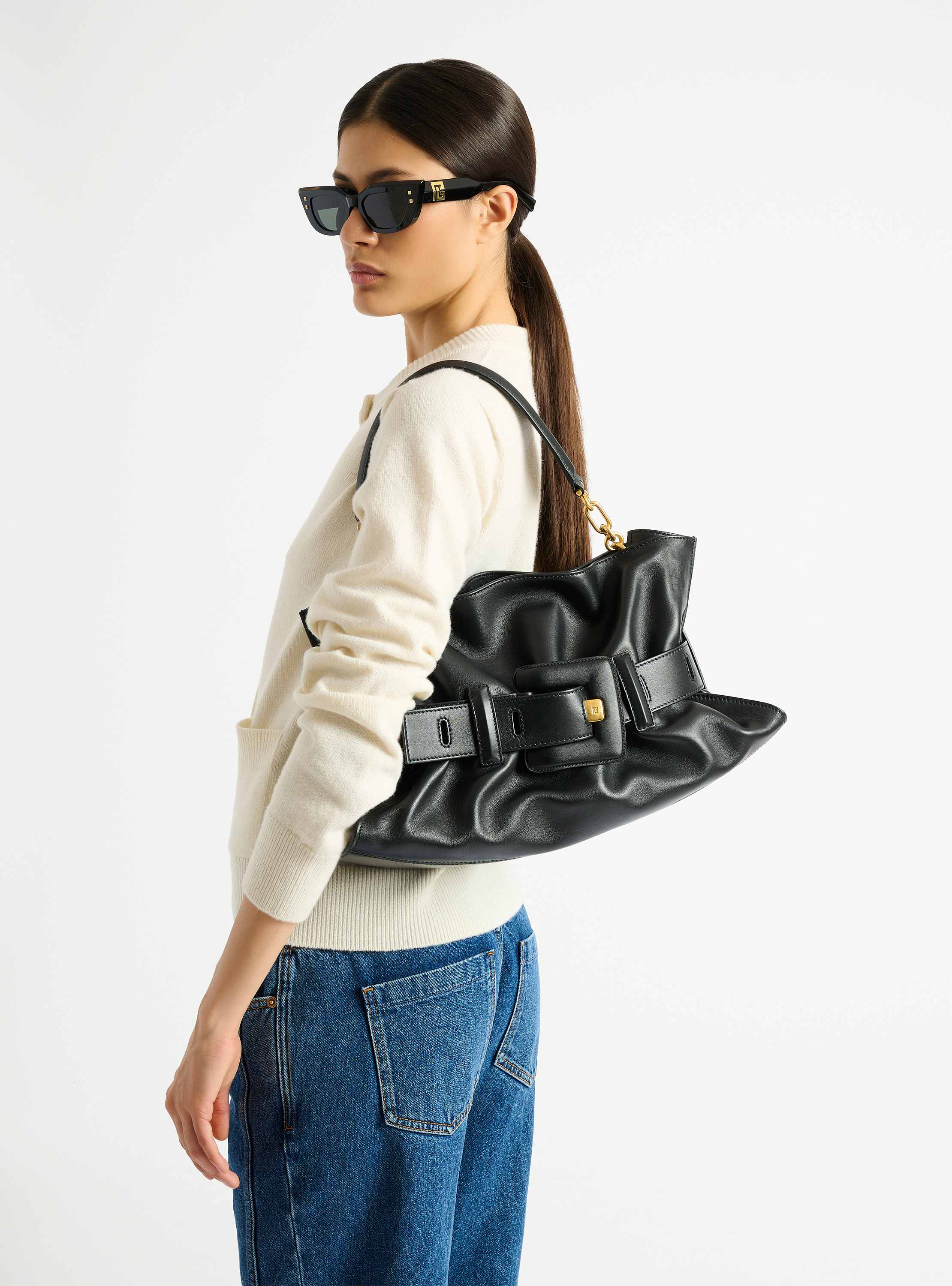 Medium Anthem bag in smooth leather