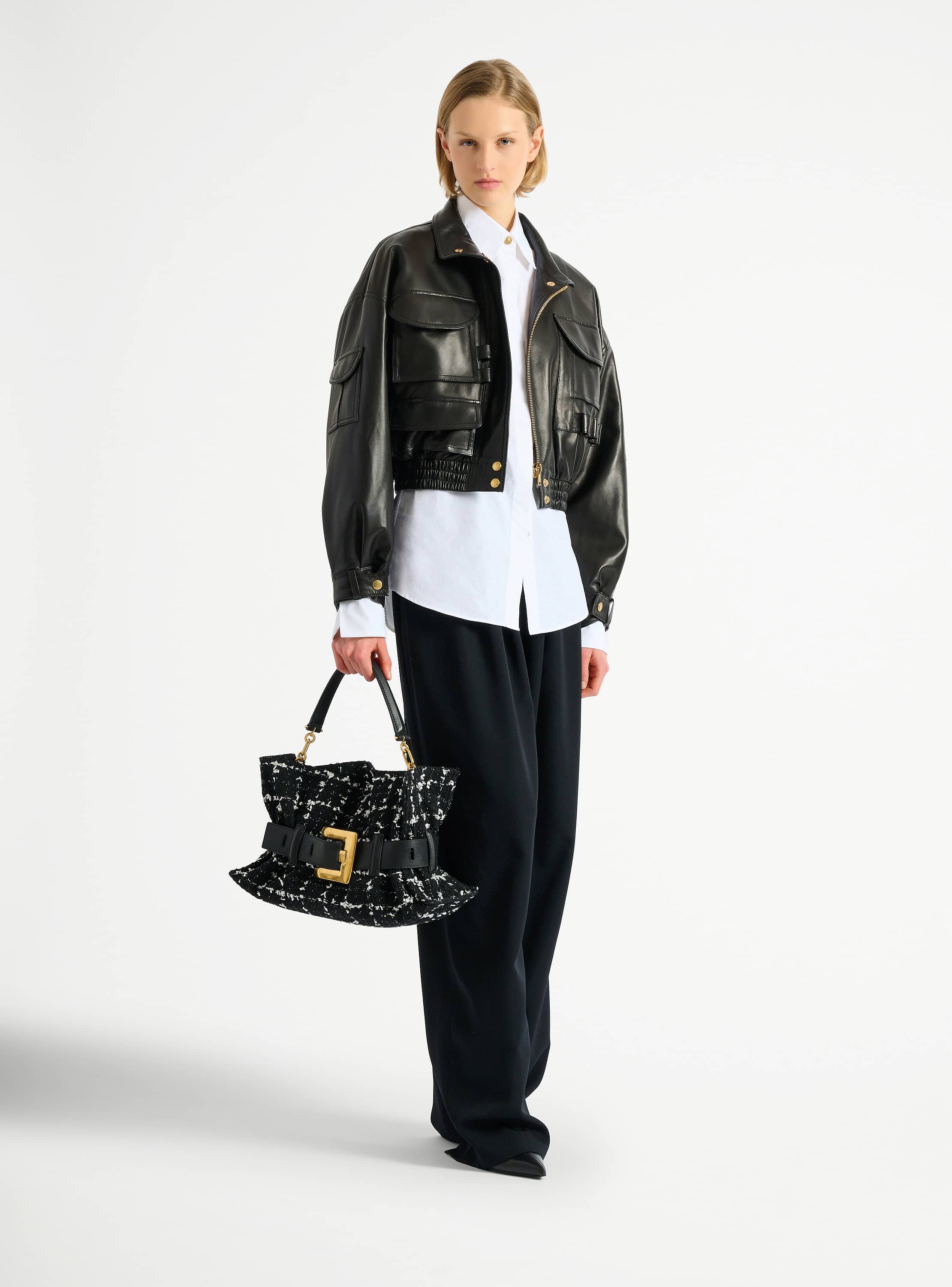 Medium Anthem bag in tweed