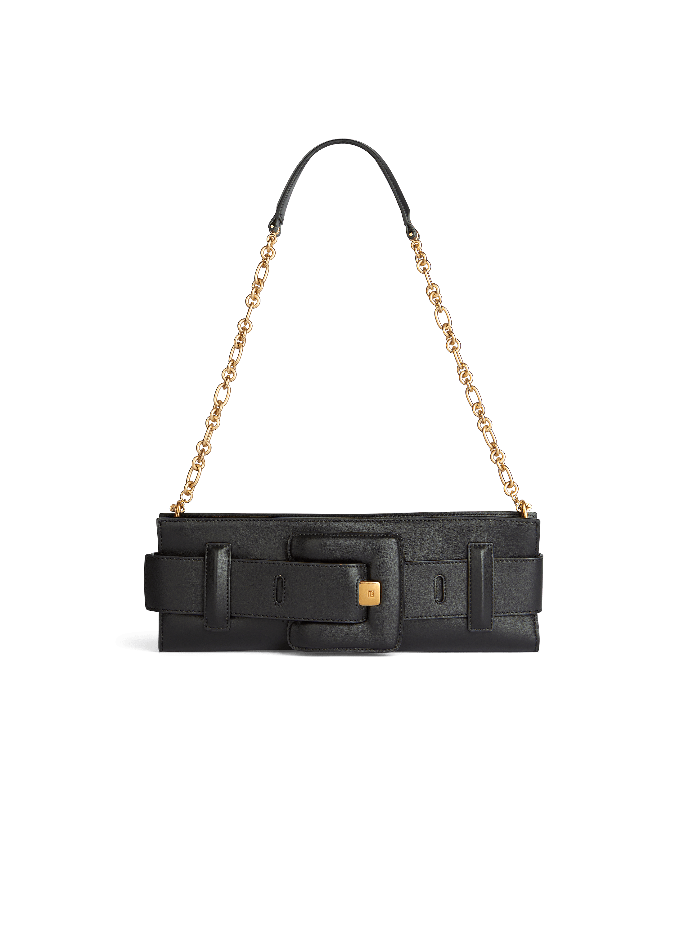 Anthem smooth leather clutch