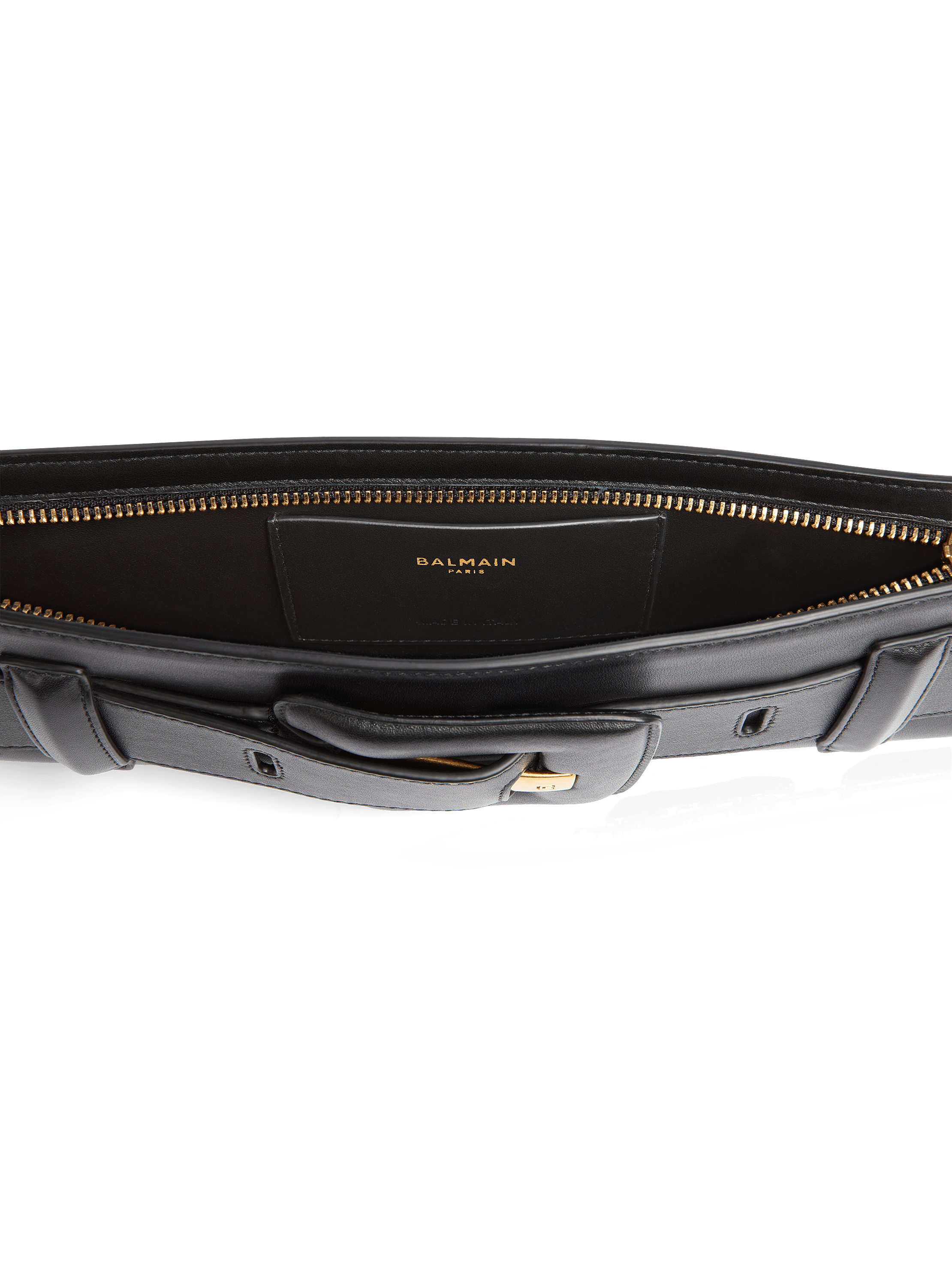 Anthem smooth leather clutch